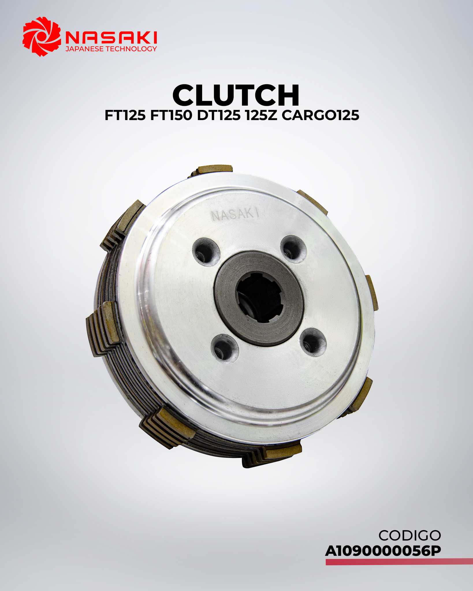 CLUTCH FT125 FT150 DT125 125Z CARGO125