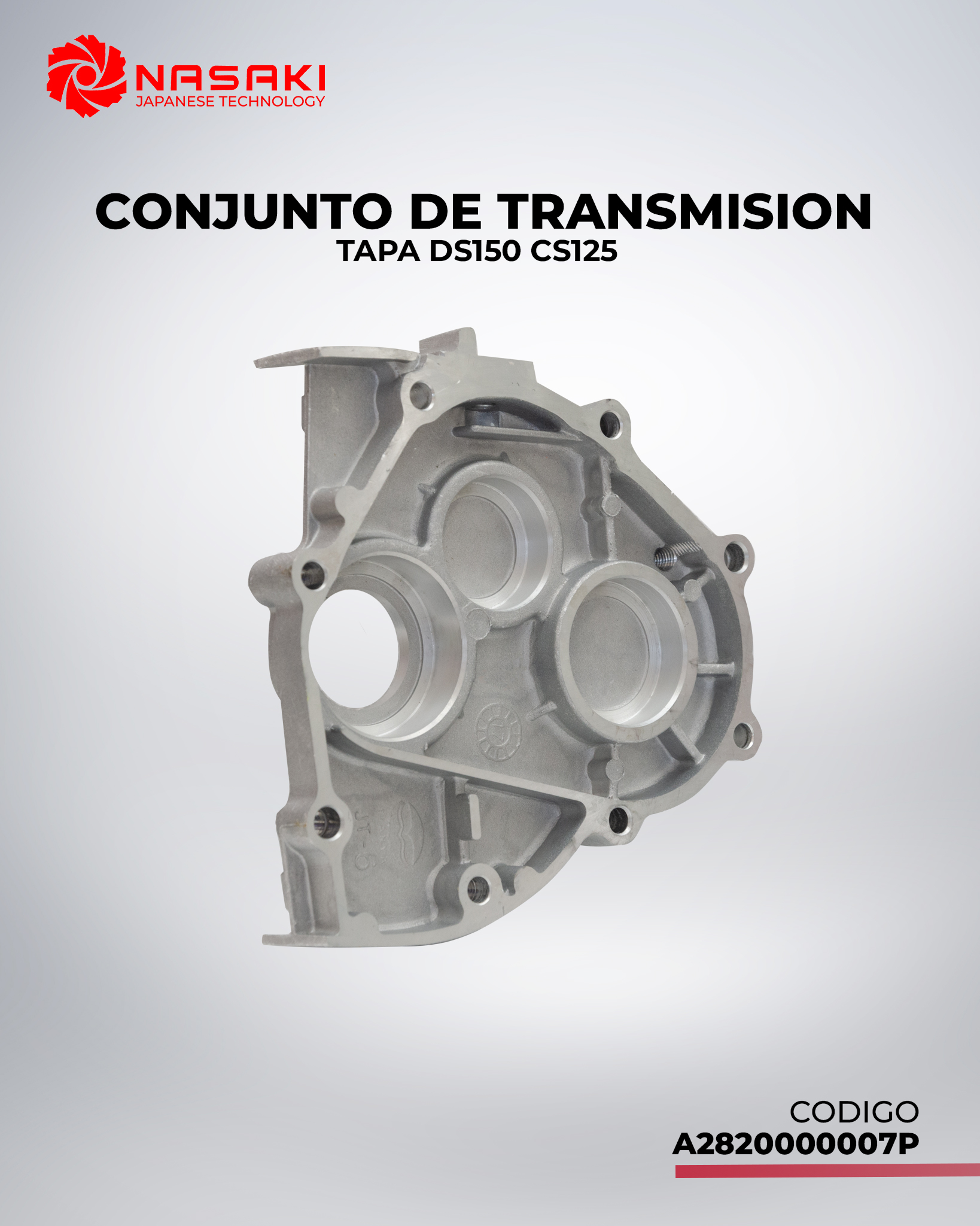 CONJUNTO DE TRANSMISION TAPA DS150 CS125