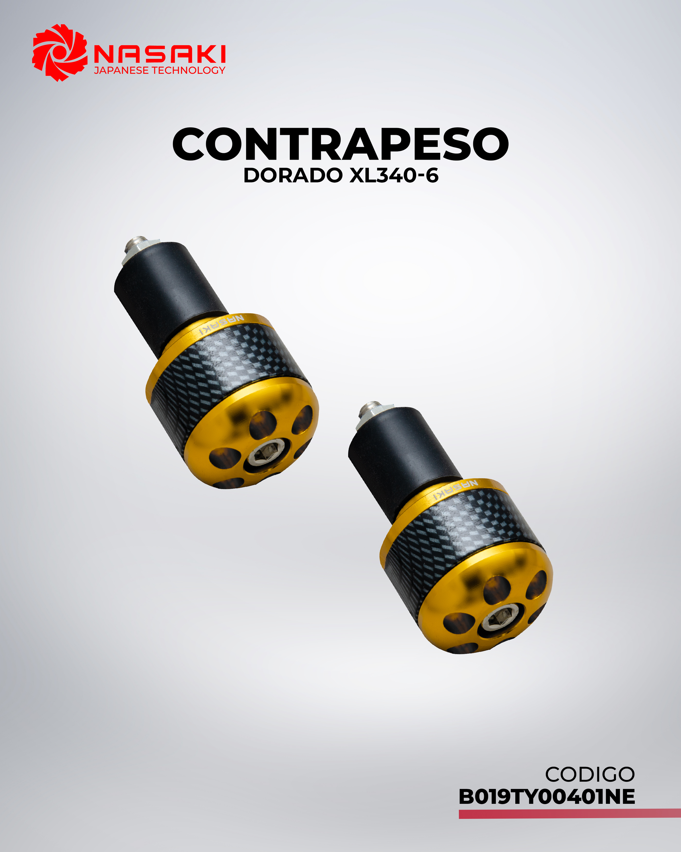 CONTRAPESO DORADO XL340-6