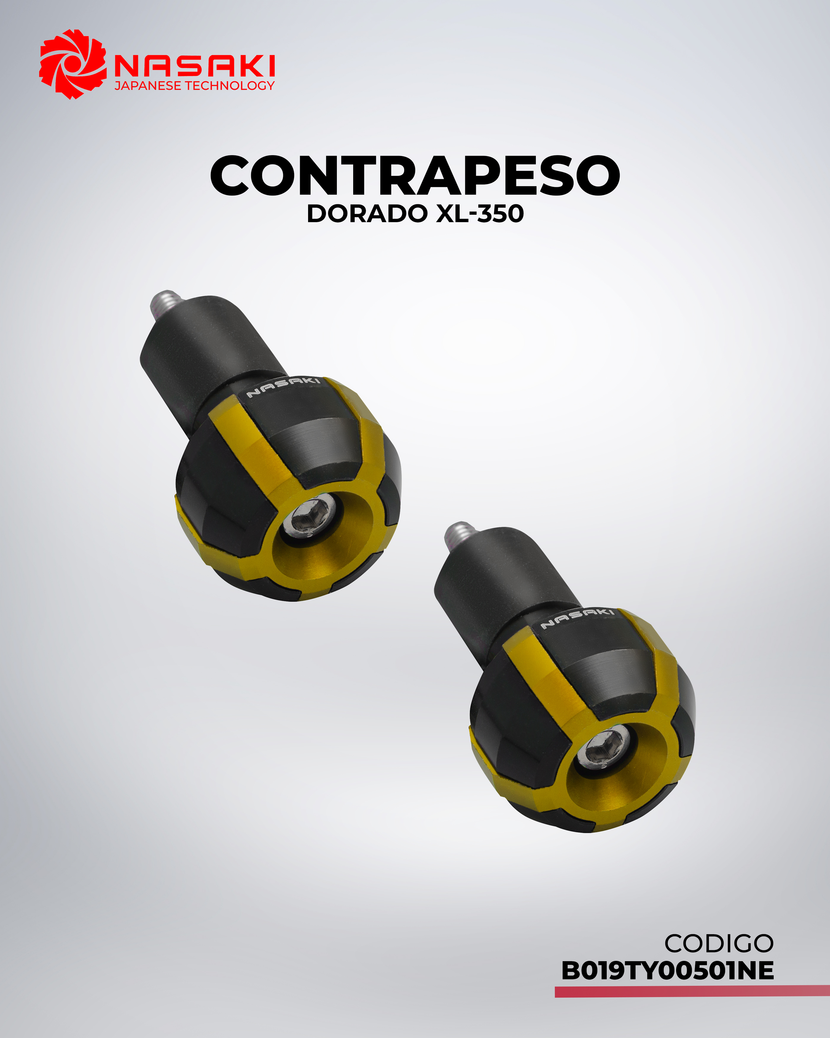 CONTRAPESO DORADO XL-350