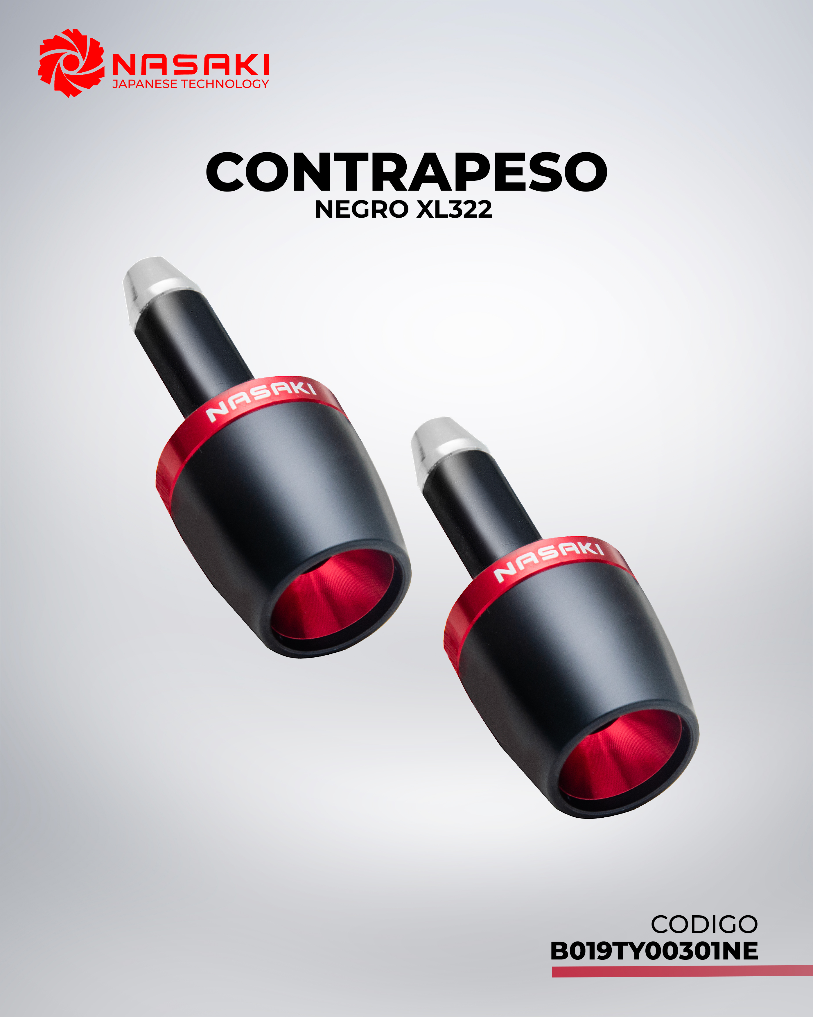 CONTRAPESO NEGRO XL322