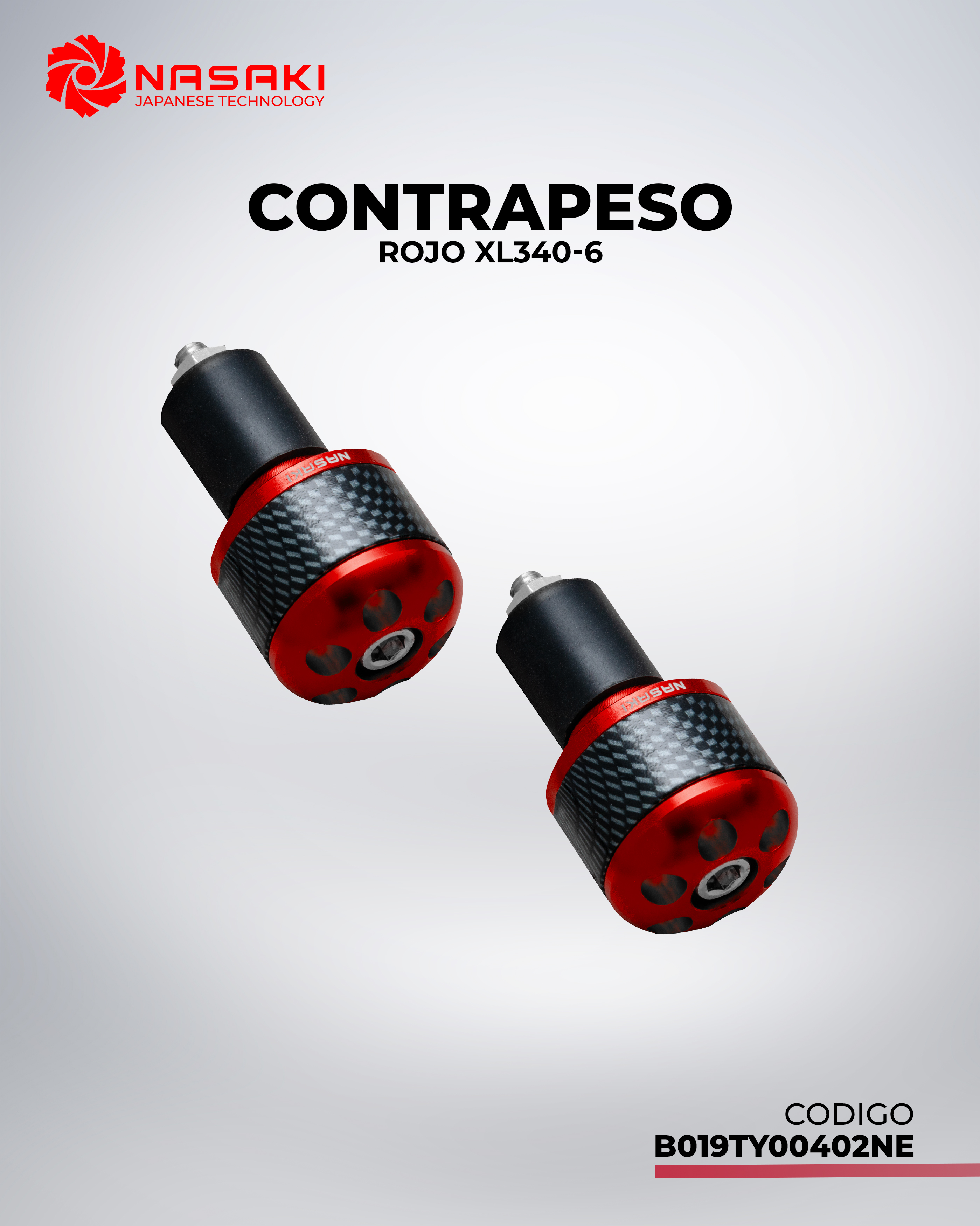 CONTRAPESO ROJO XL340-6