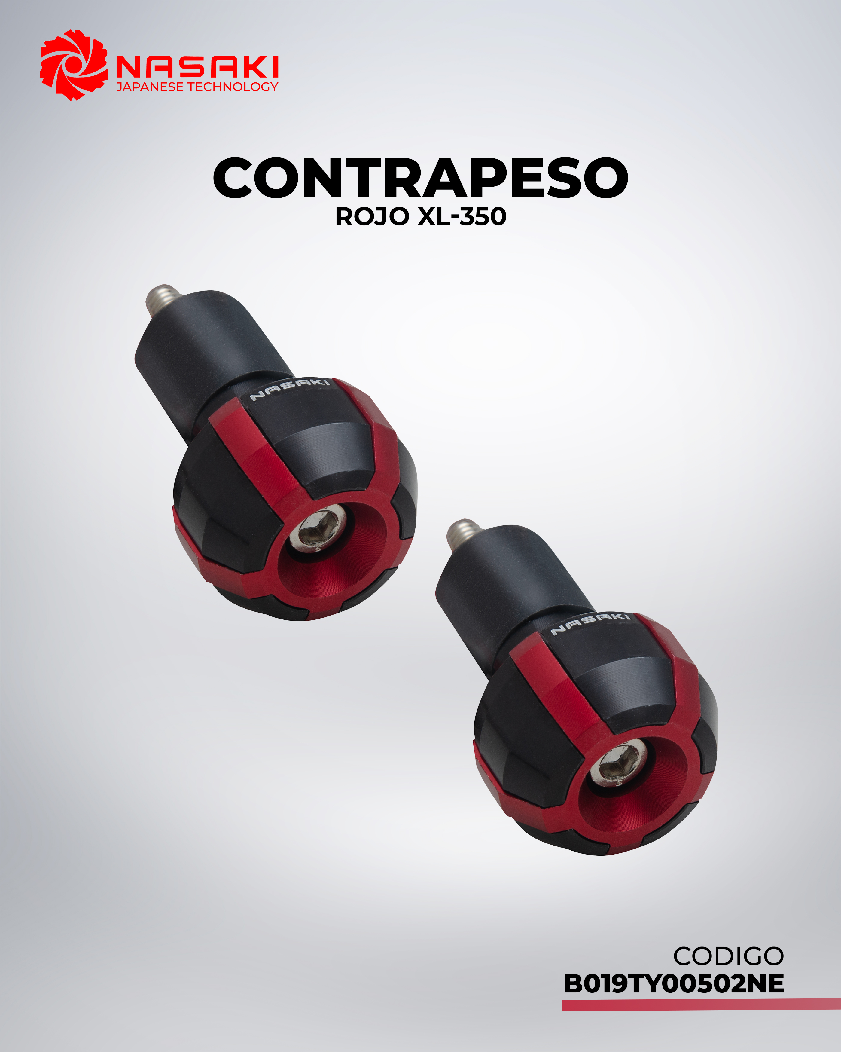 CONTRAPESO ROJO XL-350