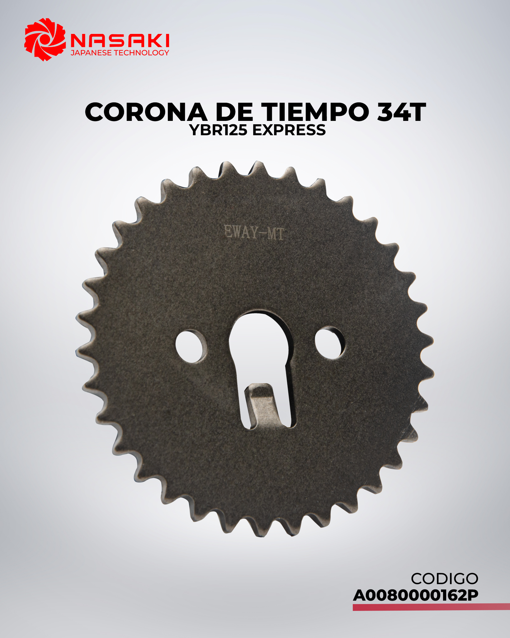 CORONA DE TIEMPO 34T YBR125 EXPRESS