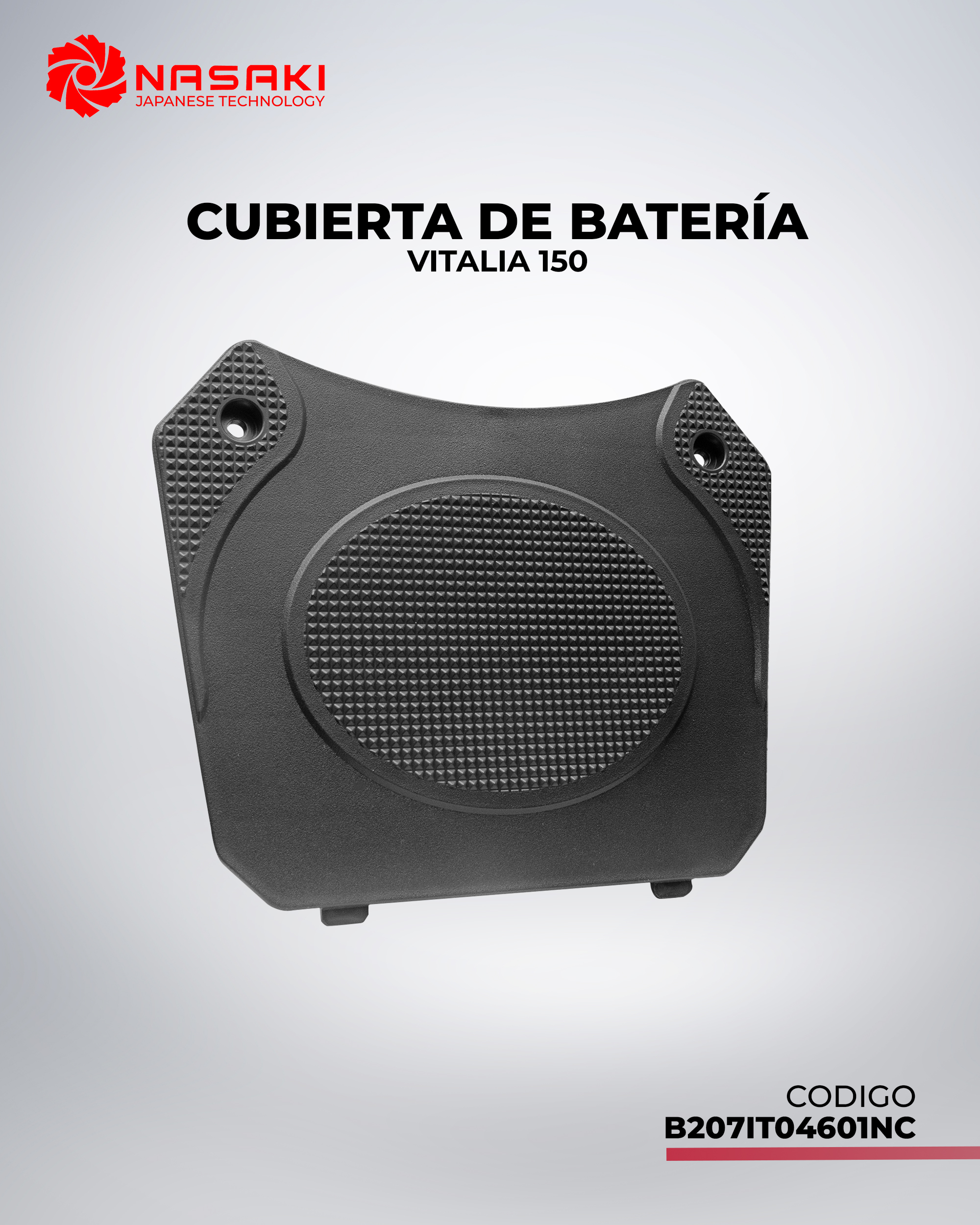 CUBIERTA DE BATERIA VITALIA 150