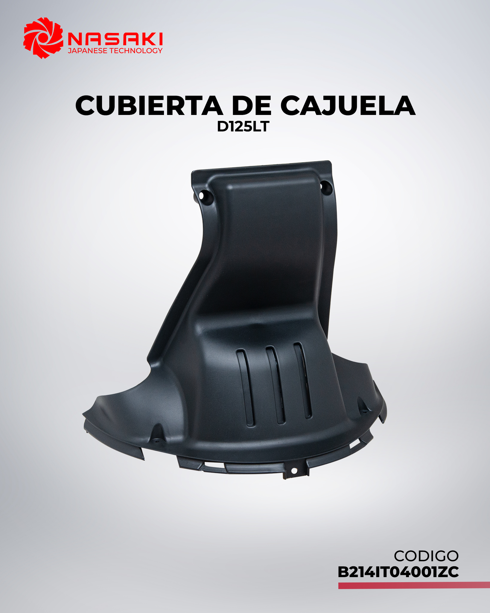 CUBIERTA DE CAJUELA D125LT