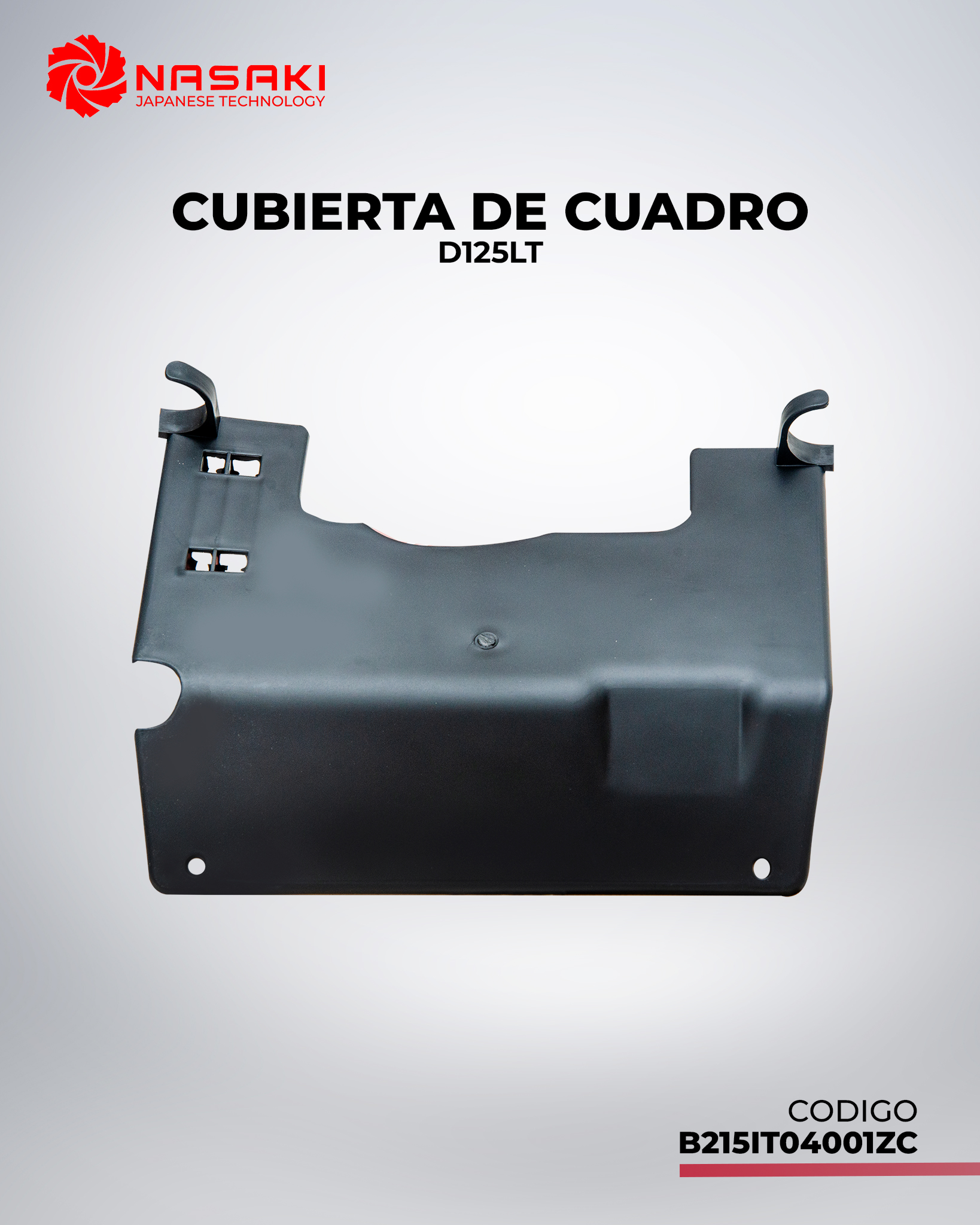 CUBIERTA DE CUADRO D125LT