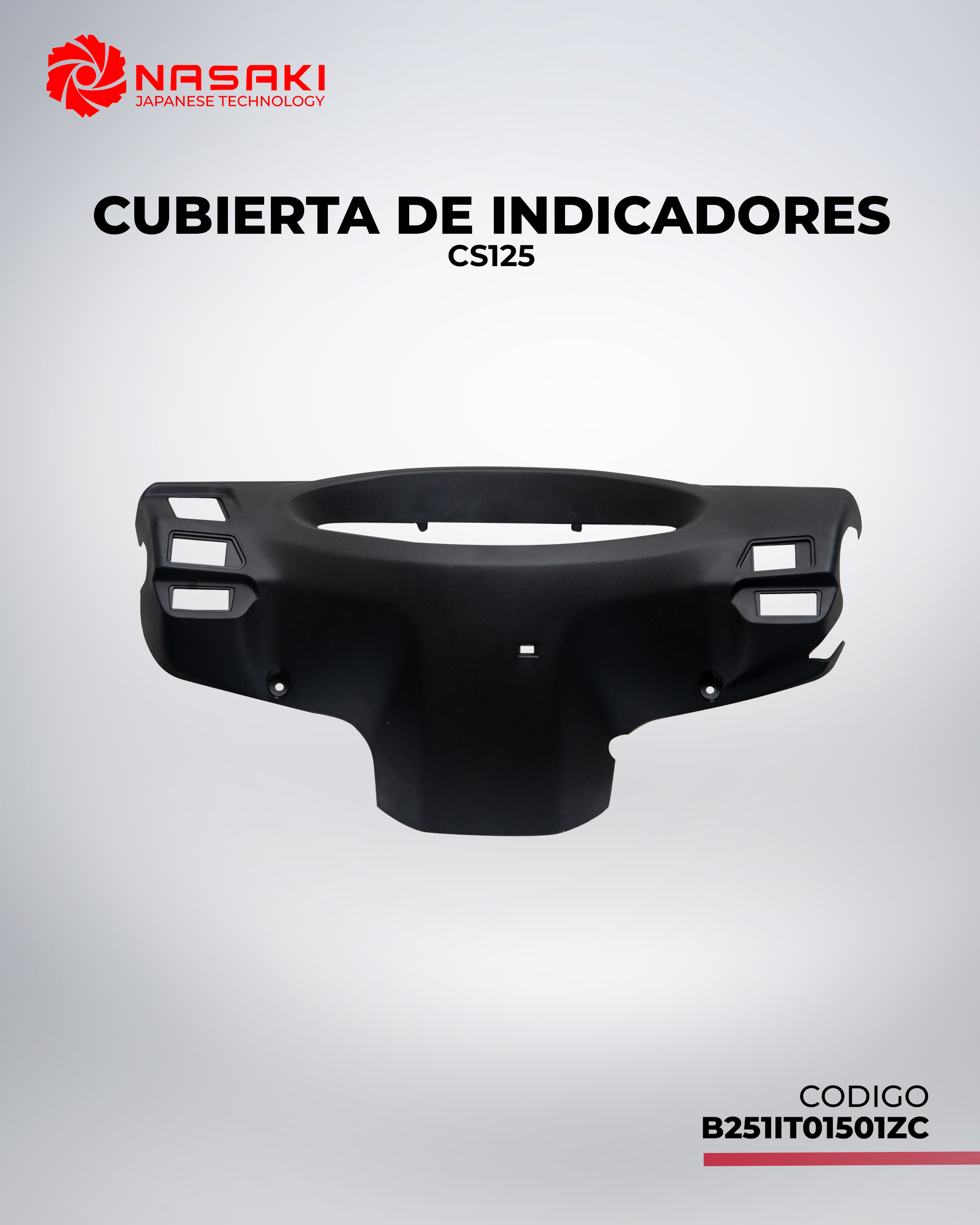 CUBIERTA DE INDICADORES CS125