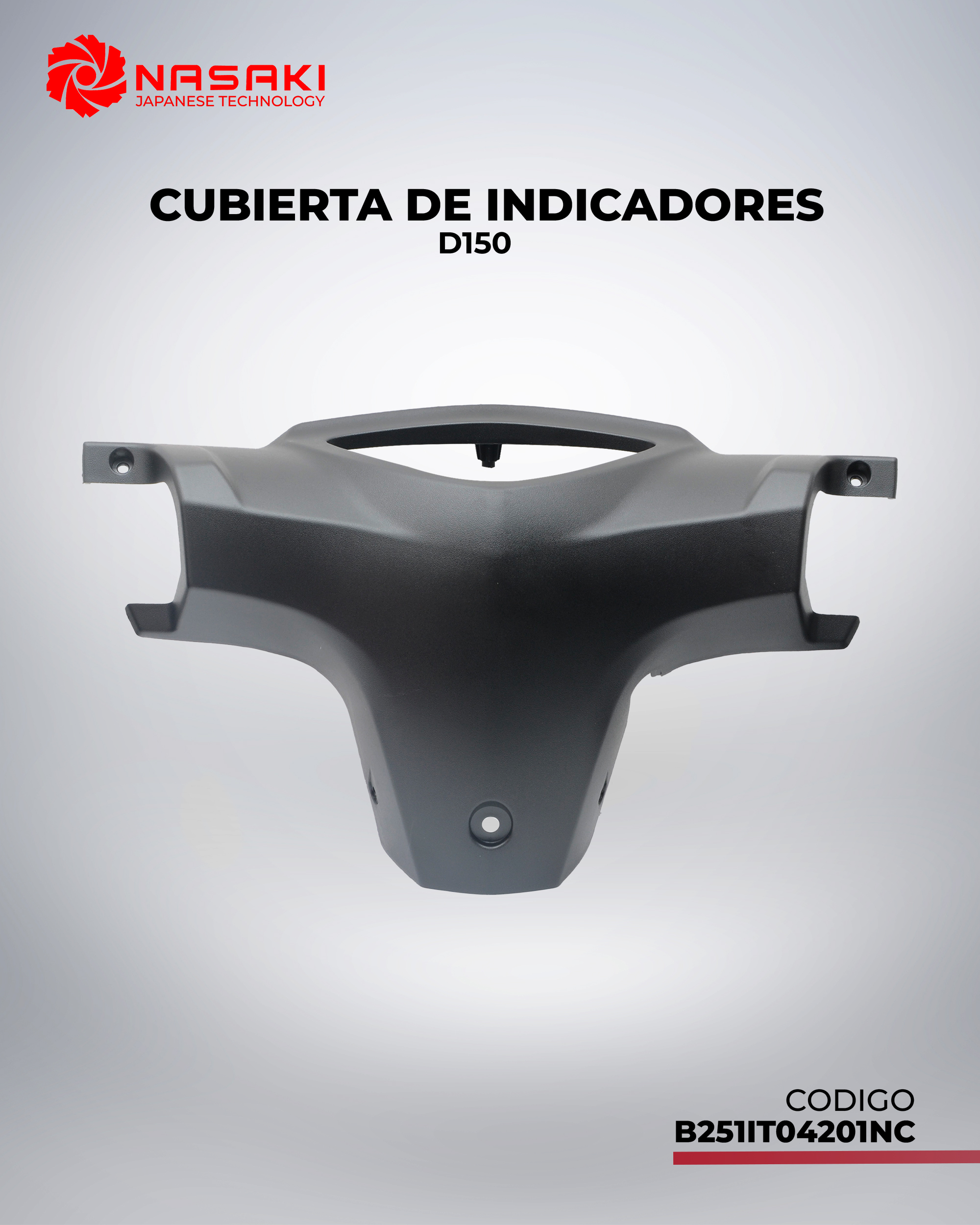 CUBIERTA DE INDICADORES D150