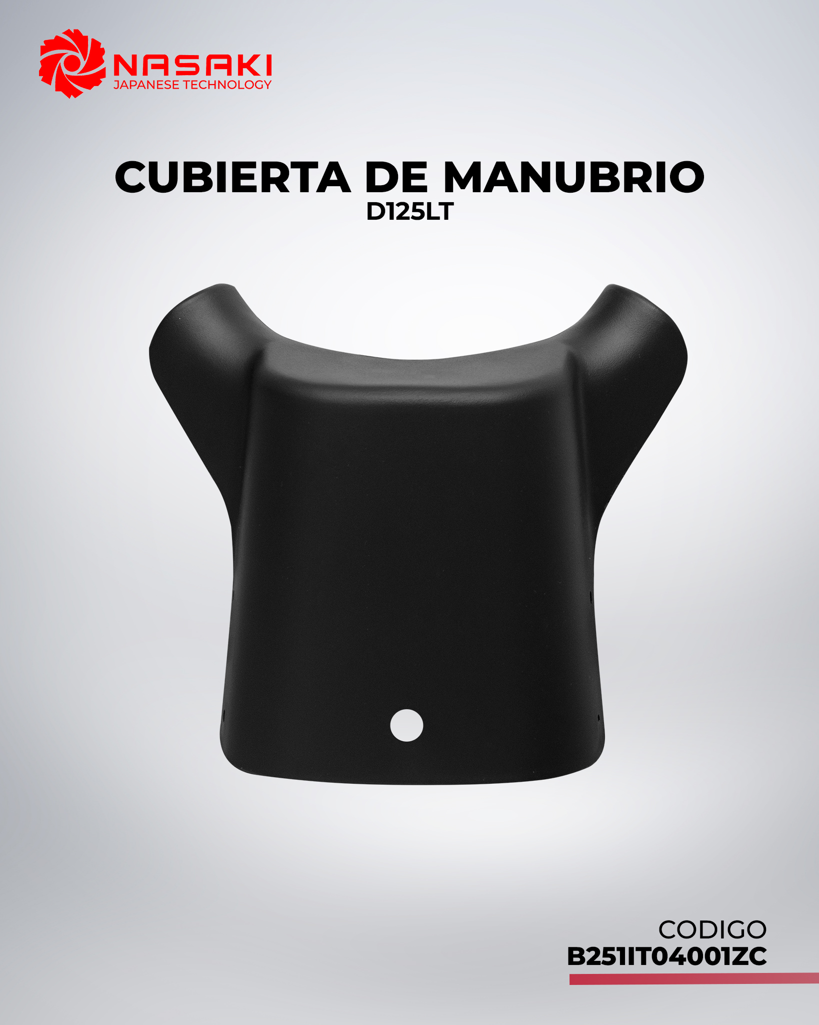 CUBIERTA DE MANUBRIO D125LT