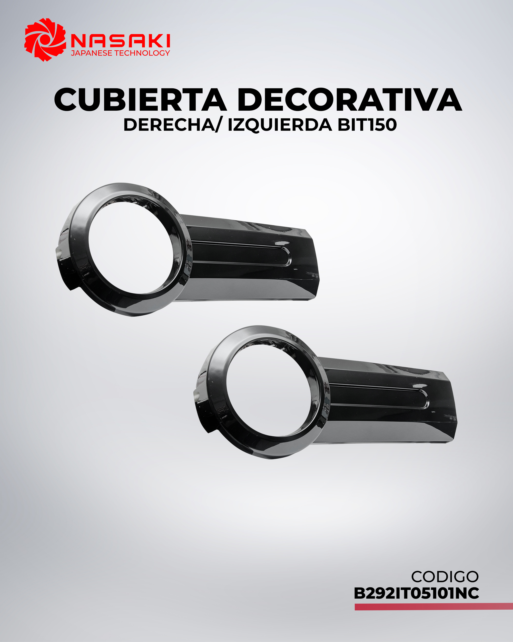 CUBIERTA DECORATIVA DERECHA/ IZQUIERDA BIT150