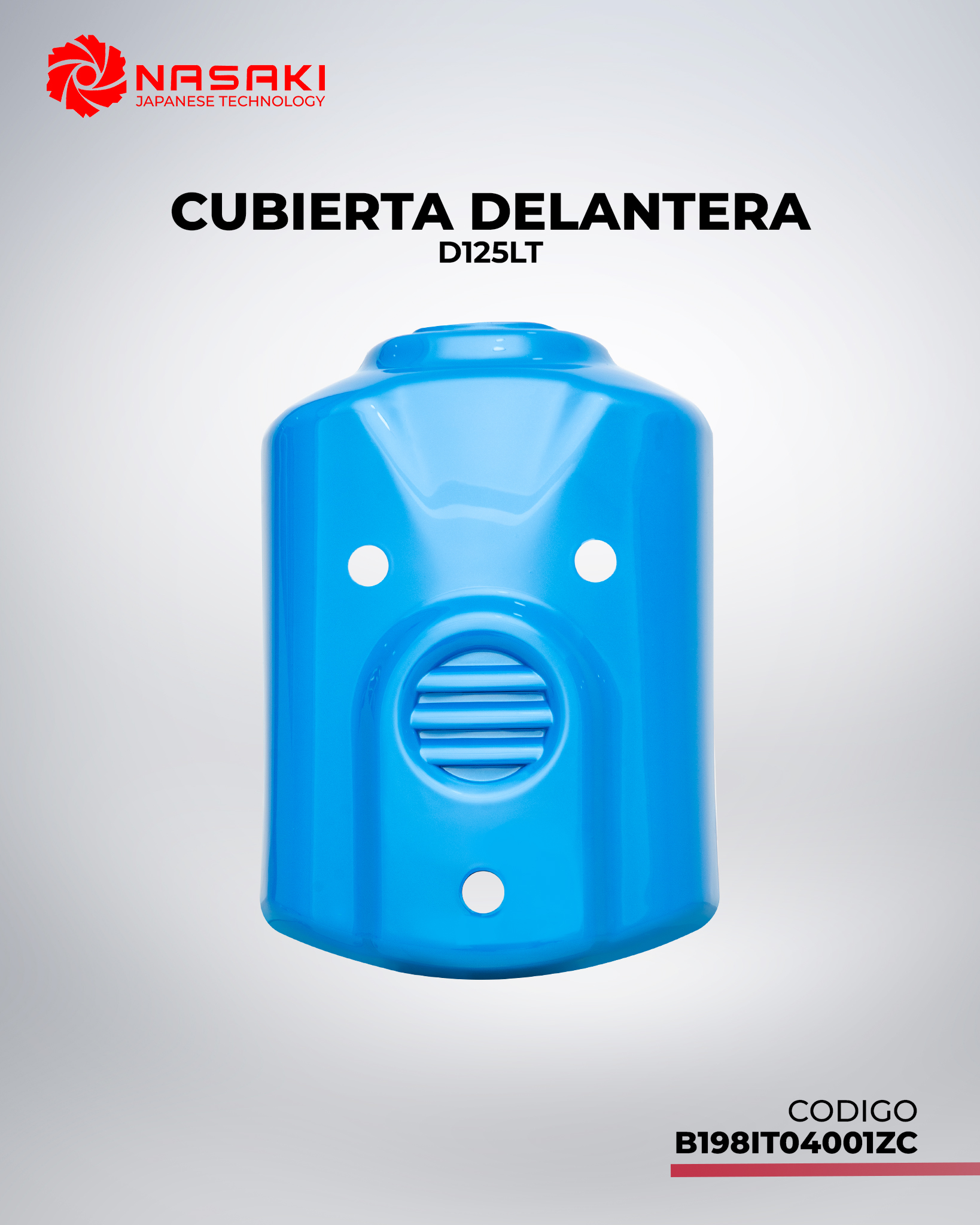 CUBIERTA DELANTERA D125LT