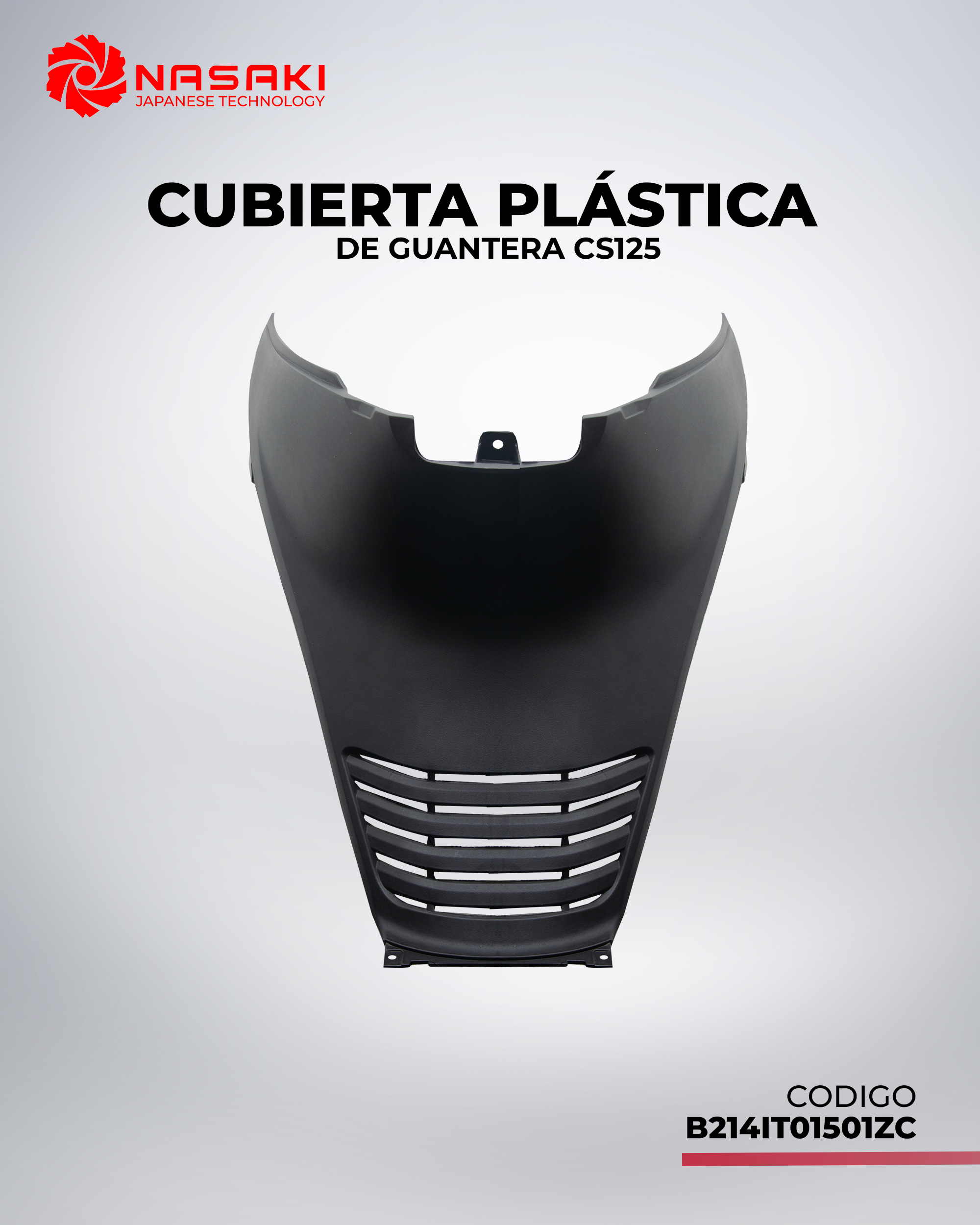 CUBIERTA PLASTICA DE GUANTERA CS125