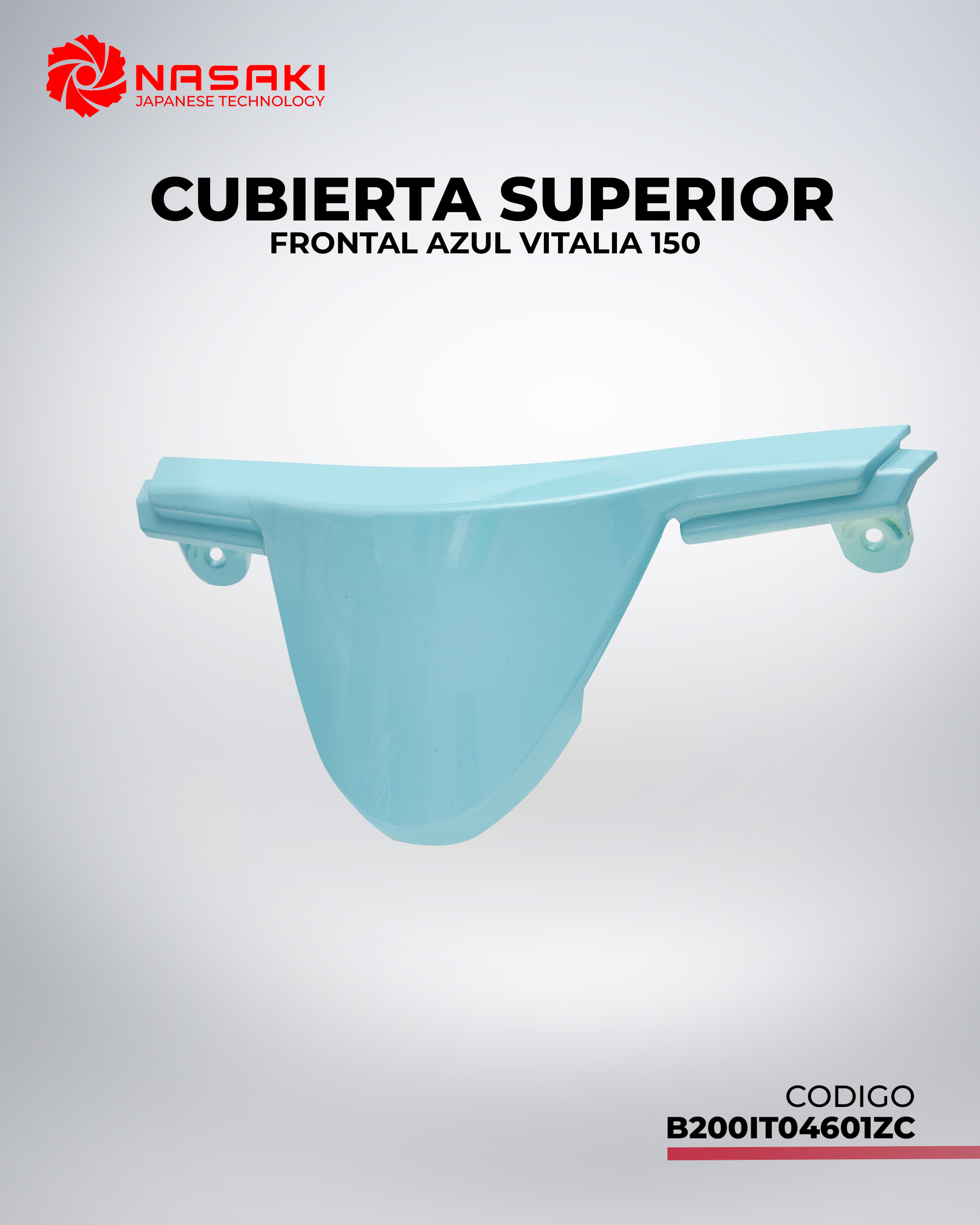 CUBIERTA SUPERIOR FRONTAL AZUL VITALIA 150