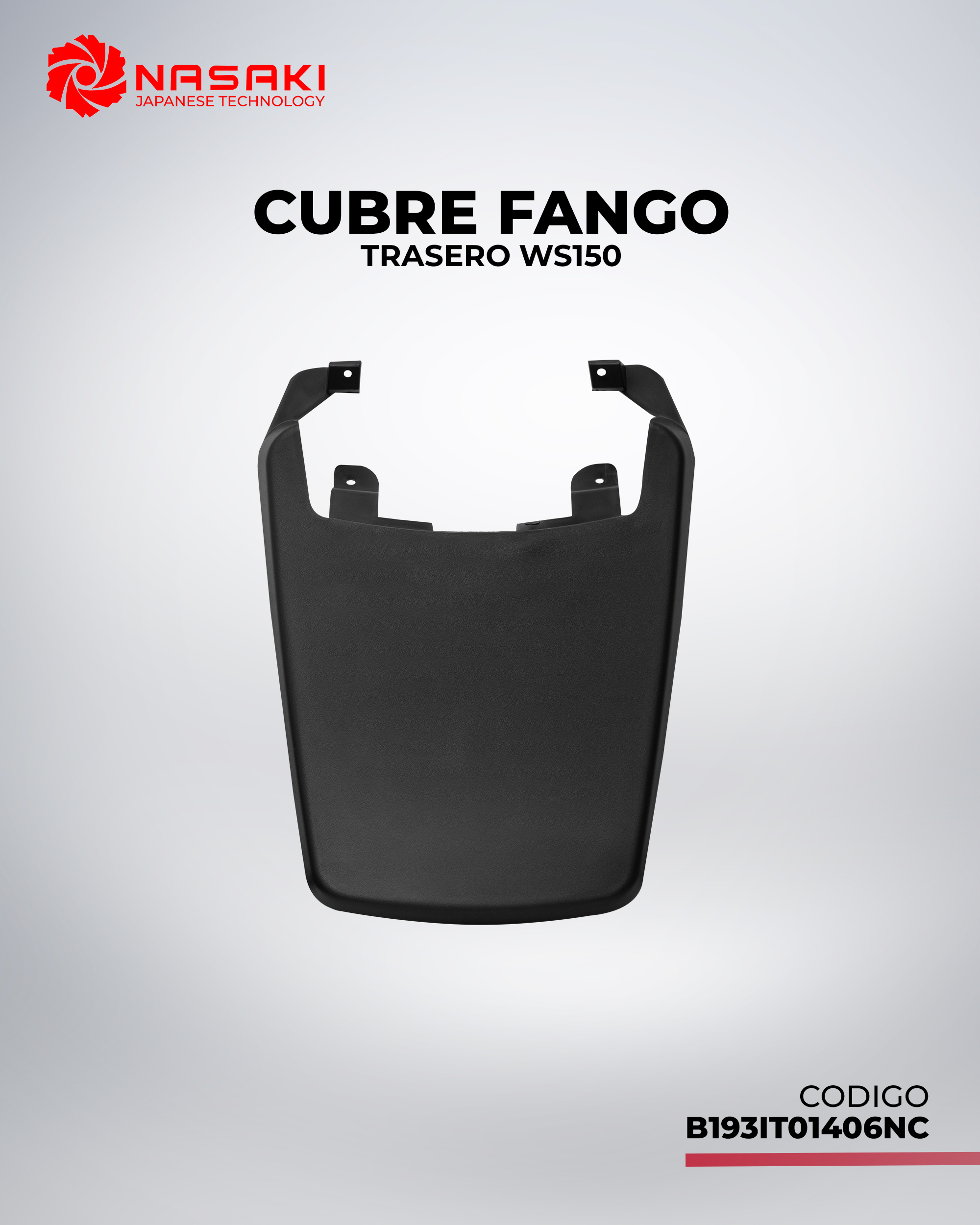 CUBRE FANGO TRASERO WS150