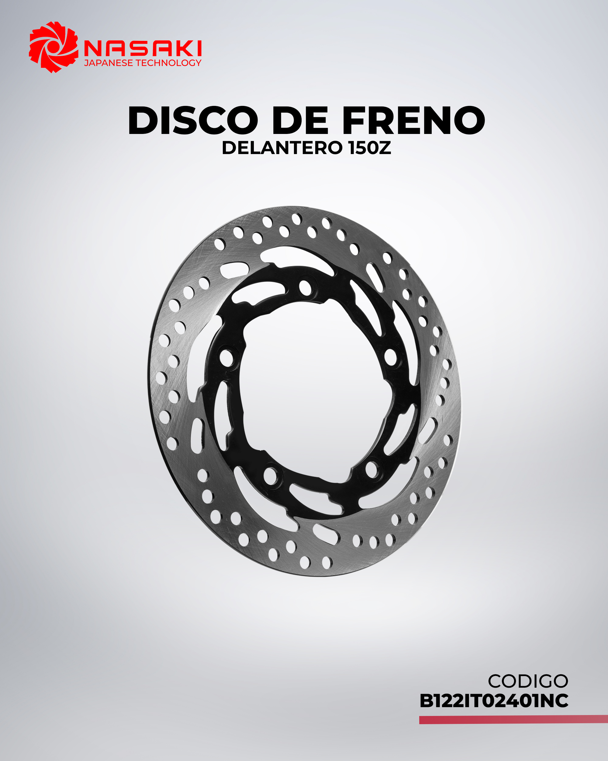 DISCO DE FRENO DELANTERO 150Z
