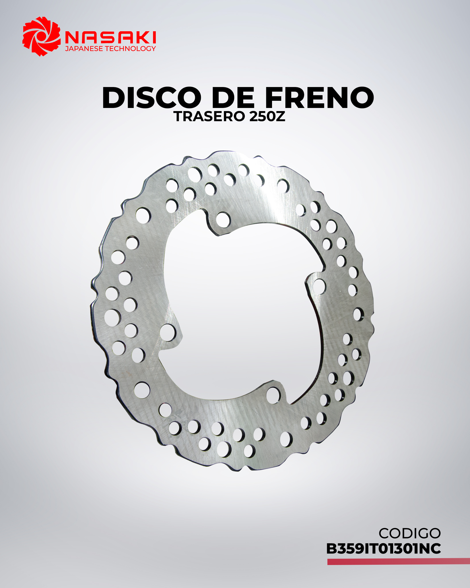 DISCO DE FRENO TRASERO 250Z