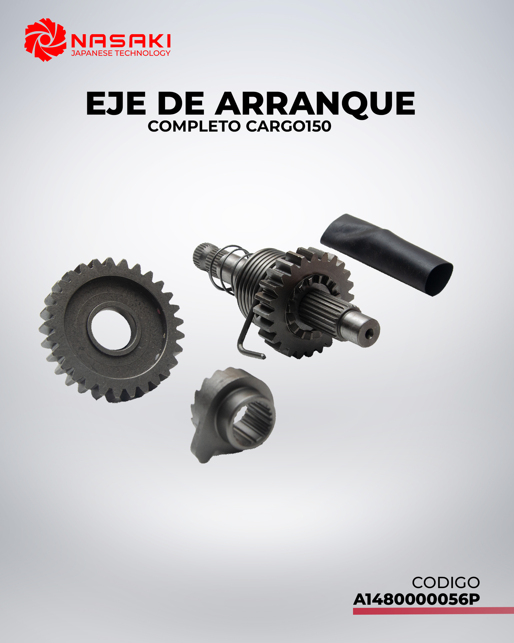 EJE DE ARRANQUE COMPLETO CARGO150