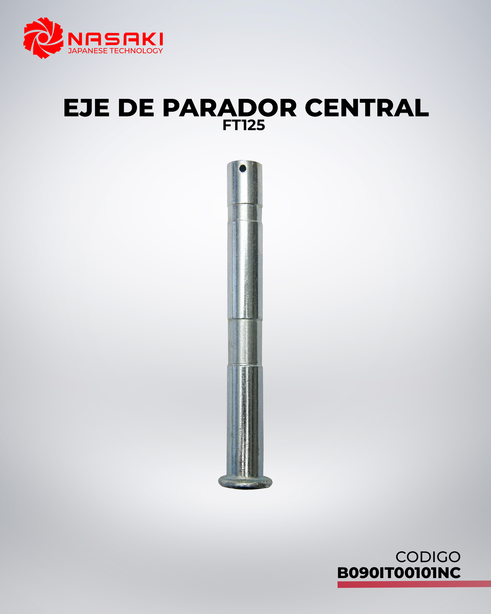 EJE DE PARADOR CENTRAL FT125