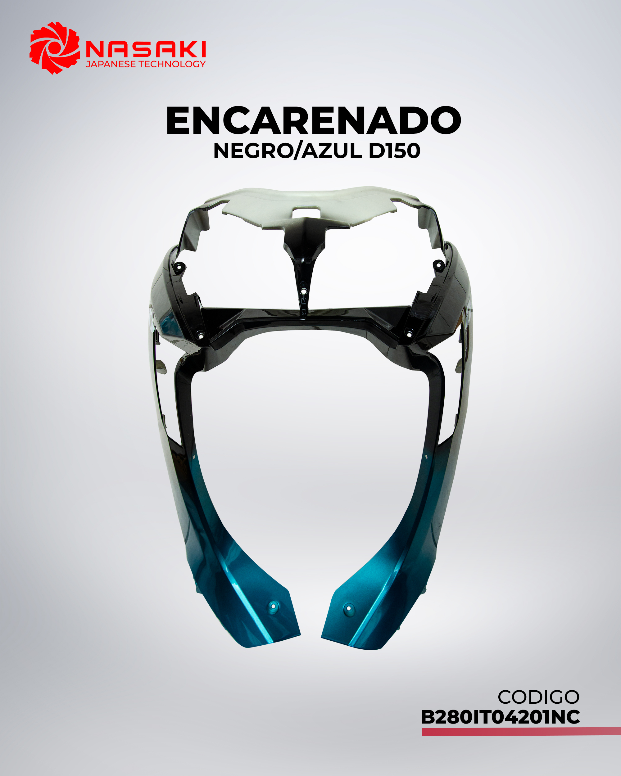 ENCARENADO NEGRO/AZUL D150