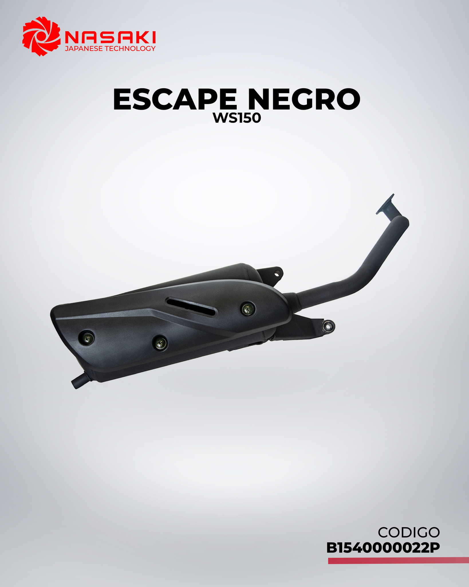 ESCAPE NEGRO WS150