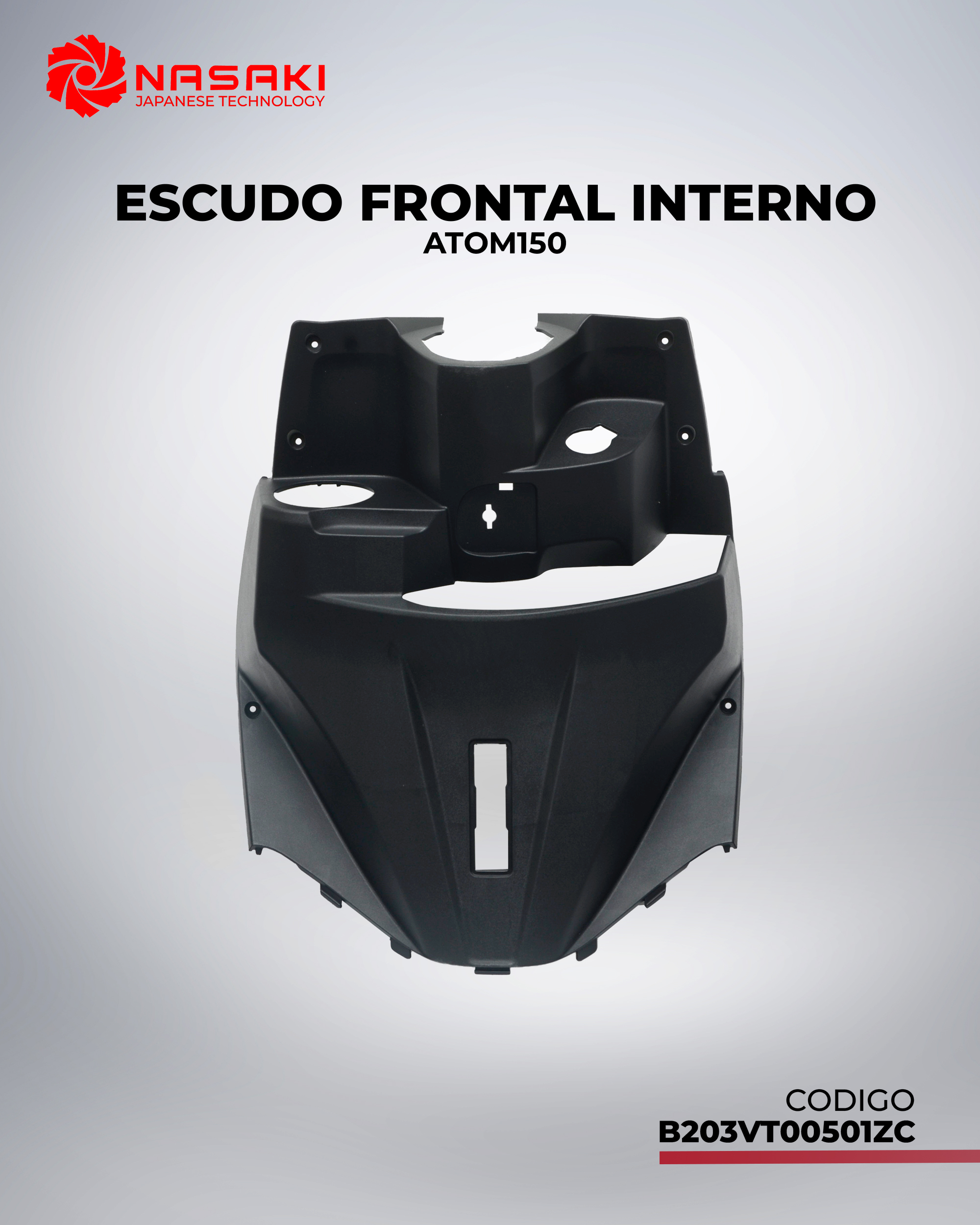 ESCUDO FRONTAL INTERNO ATOM150