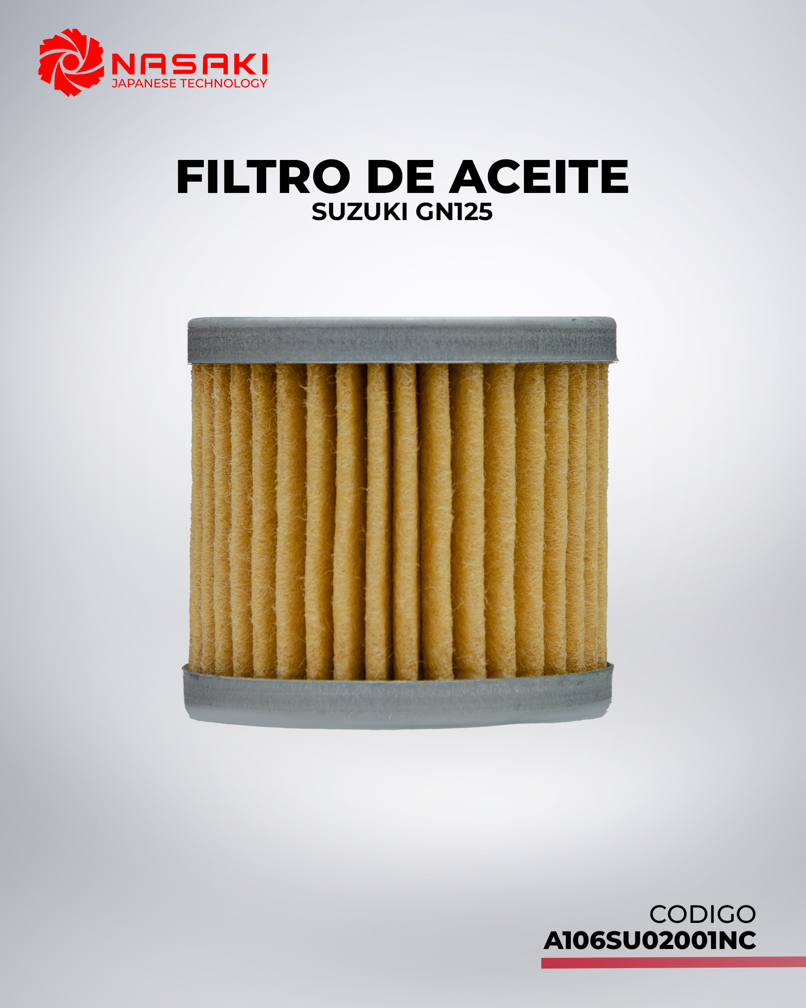 FILTRO DE ACEITE GN125