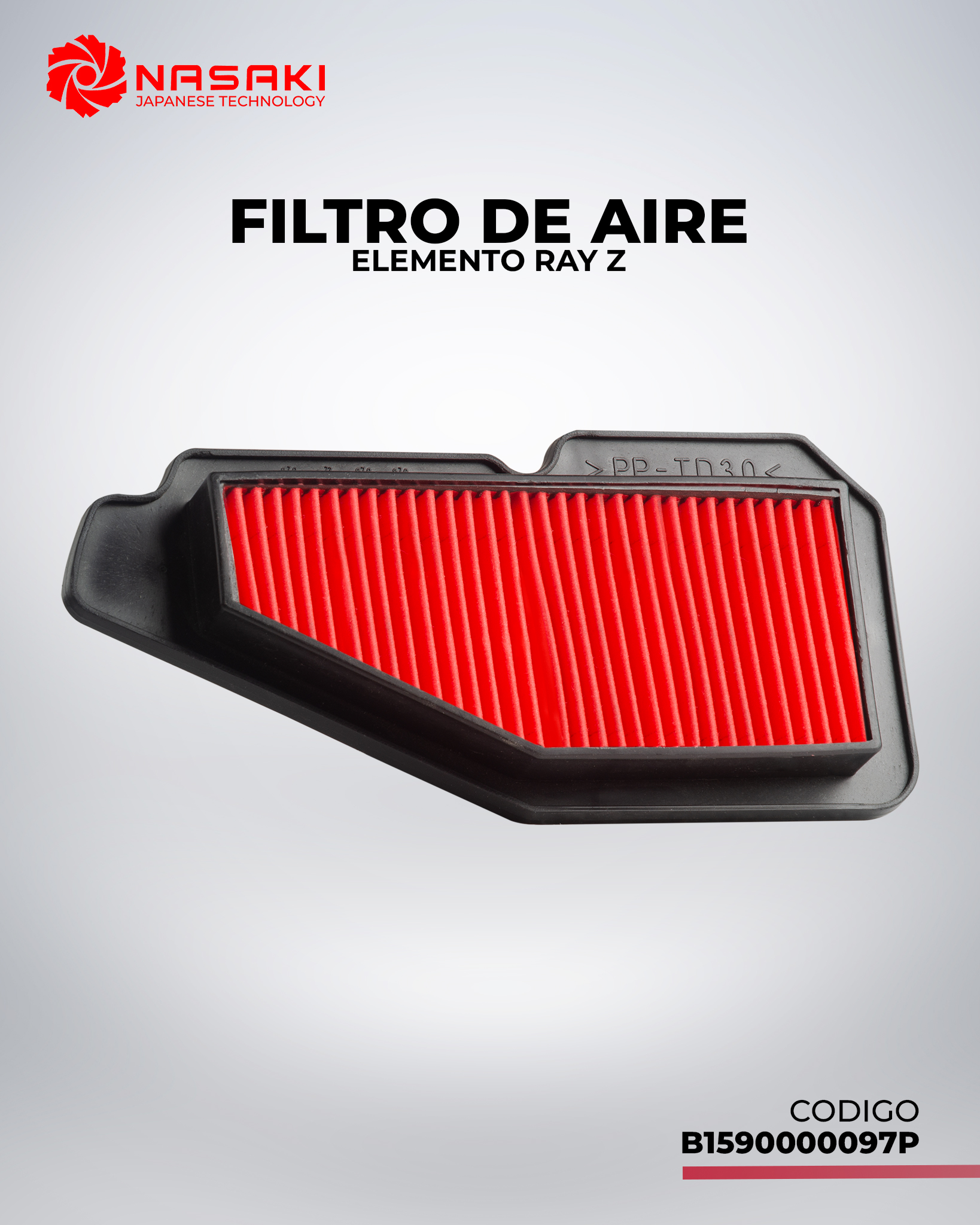FILTRO DE AIRE ELEMENTO RAY Z