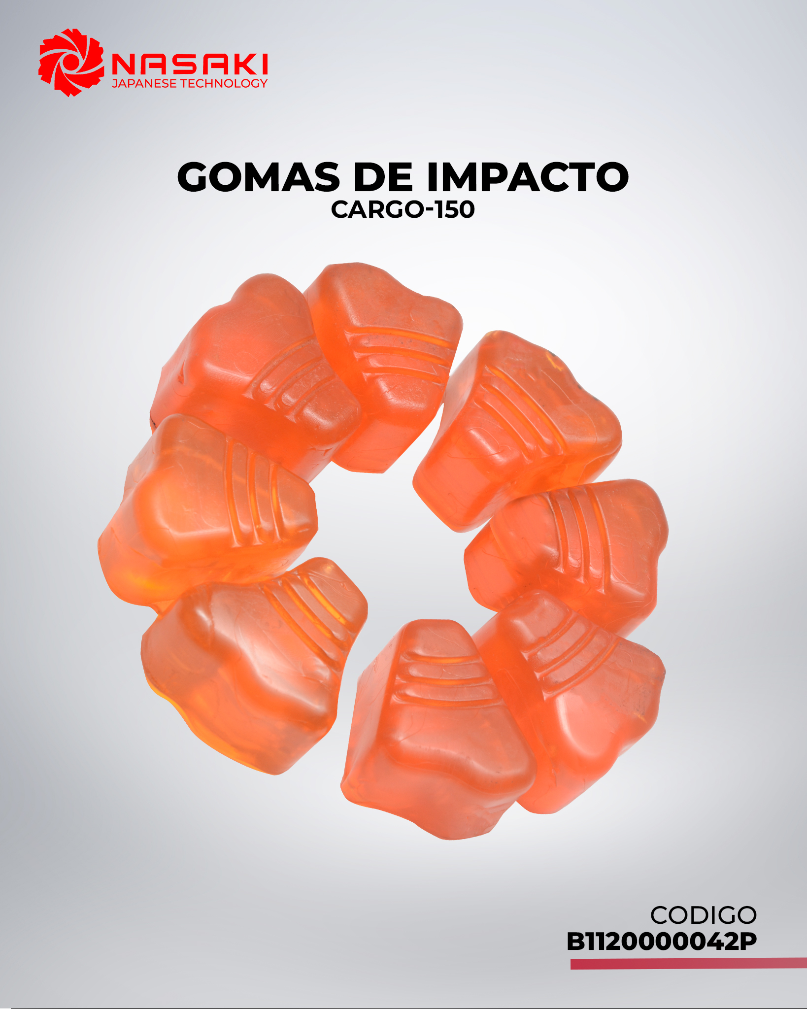 GOMAS DE IMPACTO CARGO-150
