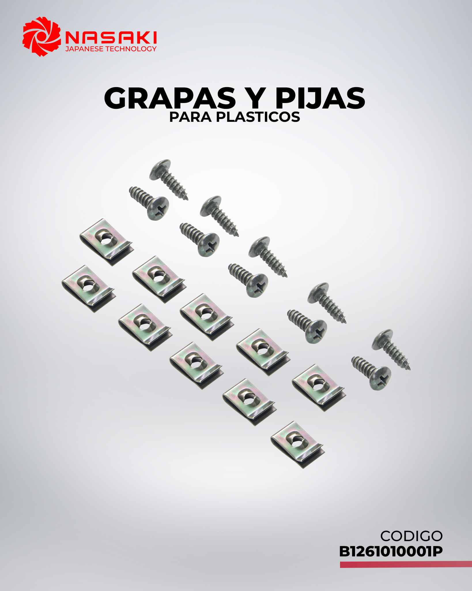GRAPAS Y PIJAS PARA PLASTICOS