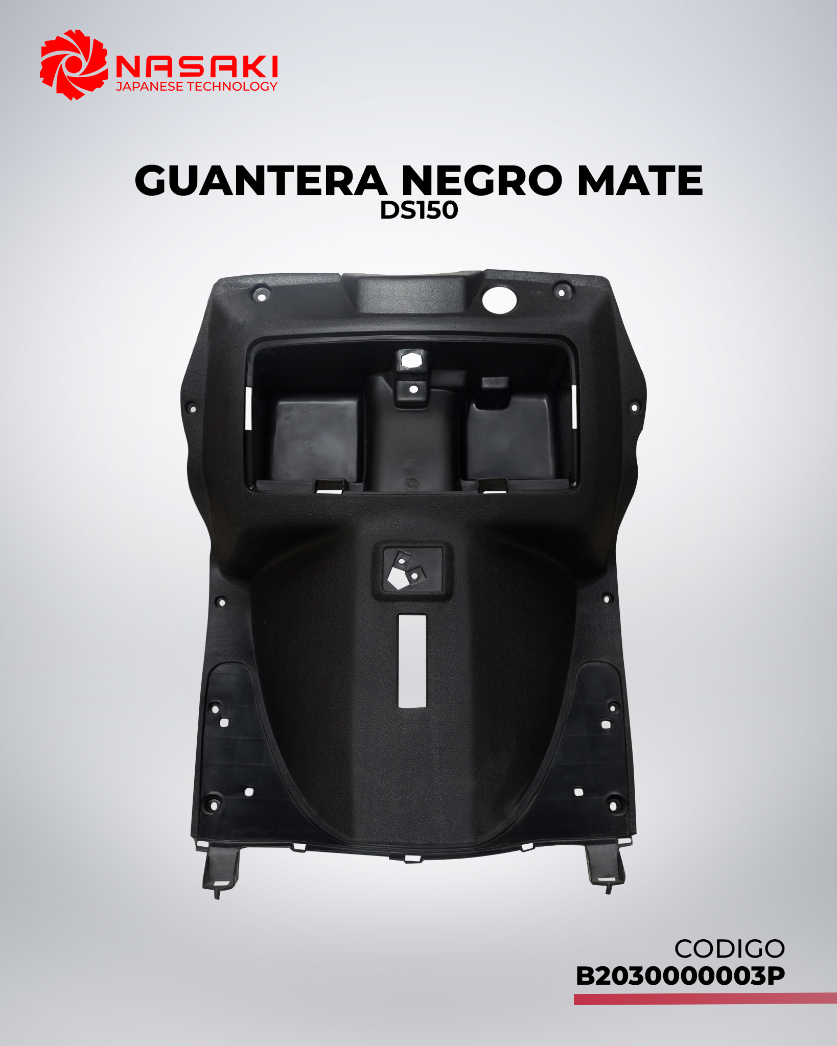 GUANTERA NEGRO MATE DS150