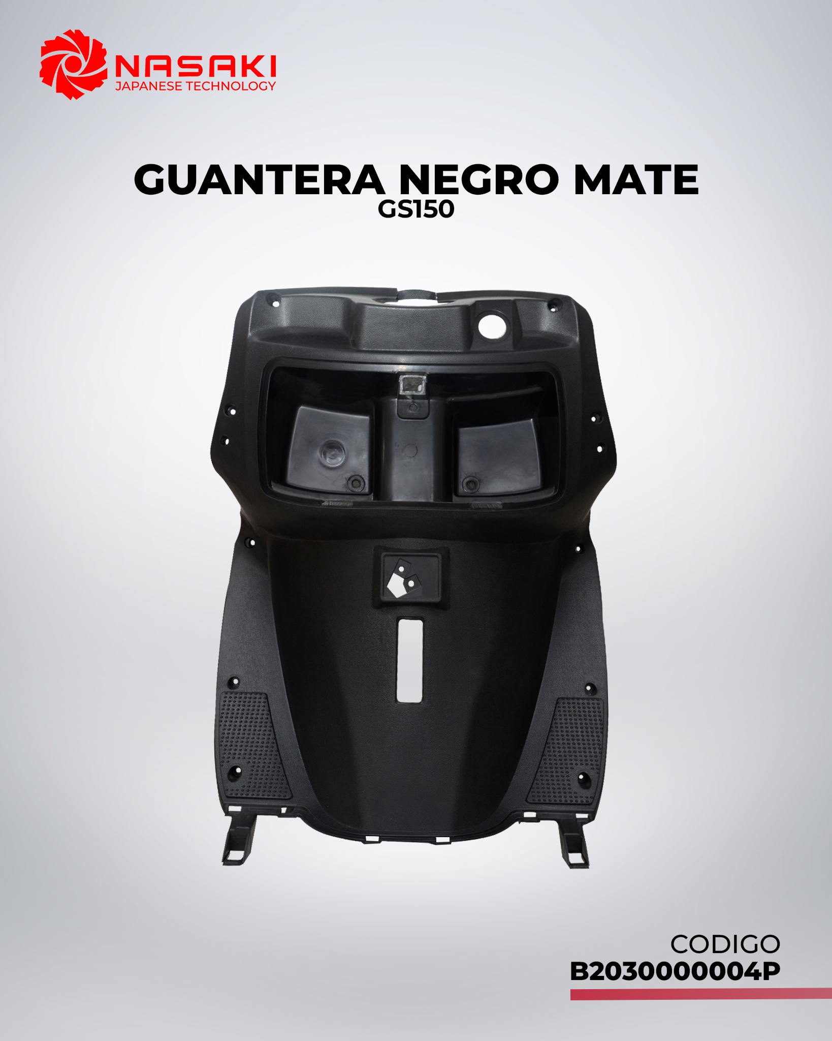 GUANTERA NEGRO MATE GS150