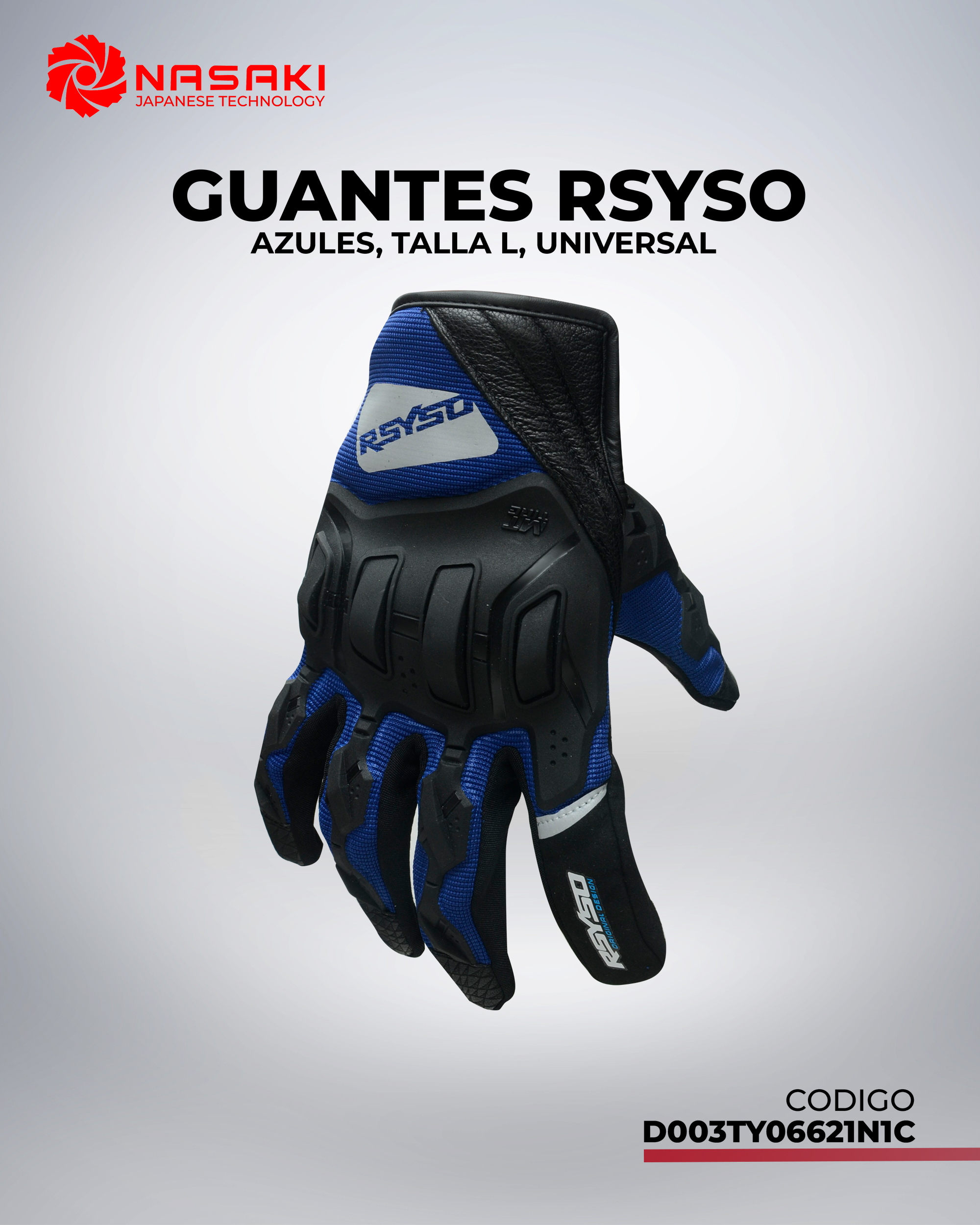 GUANTES AZUL RSYSO L