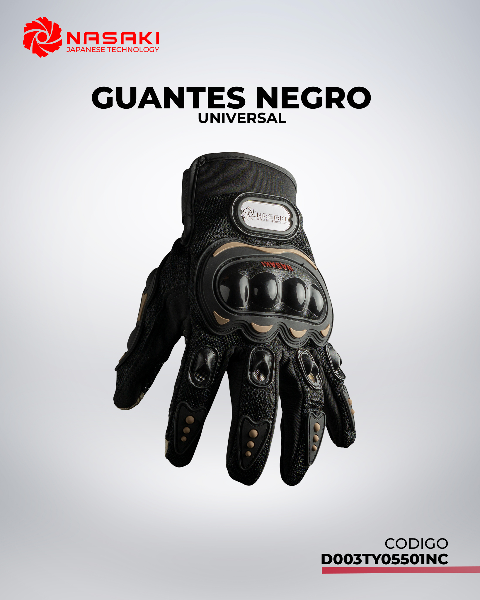 GUANTES L NEGRO UNIVERSAL