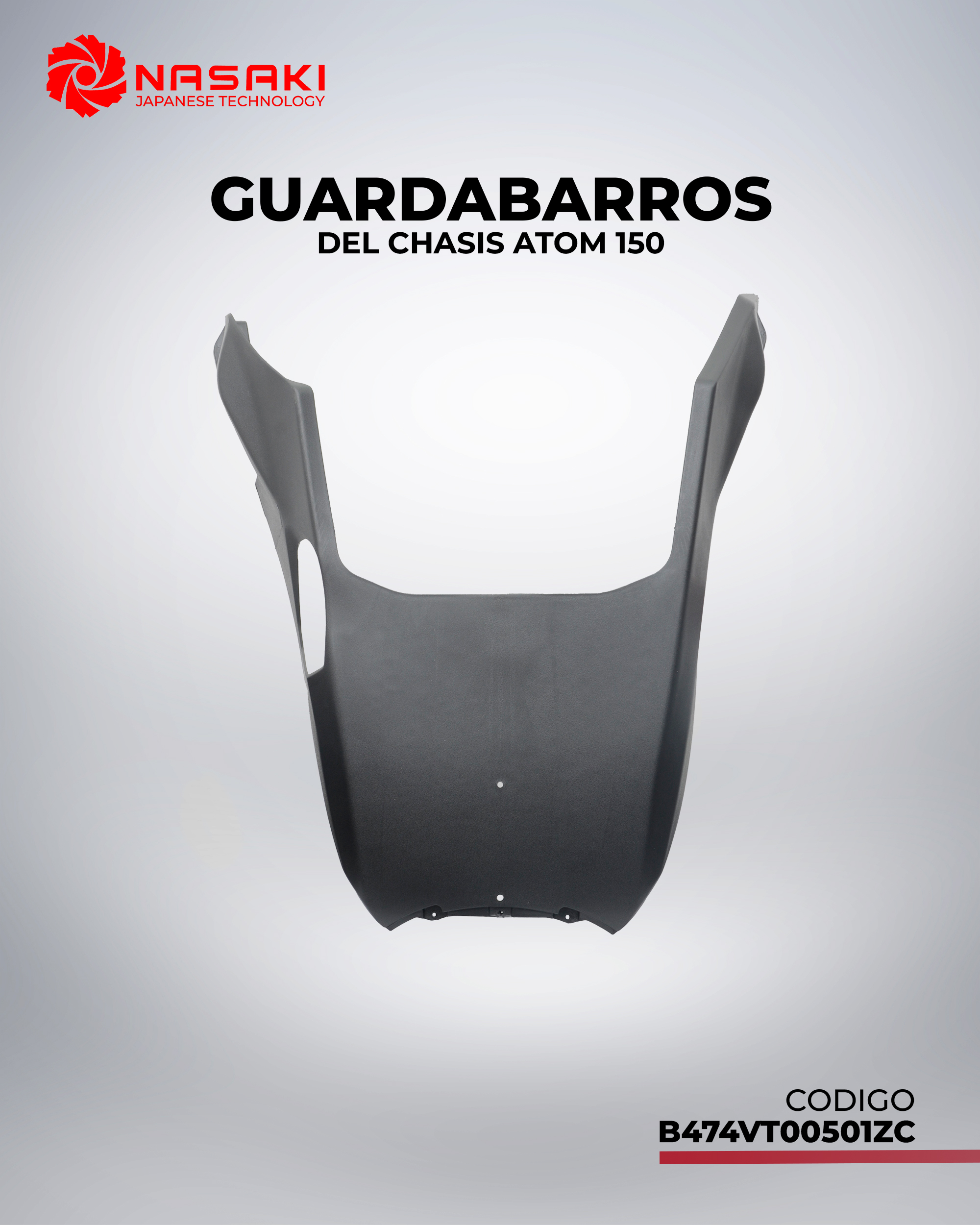 GUARDABARROS DEL CHASIS ATOM150