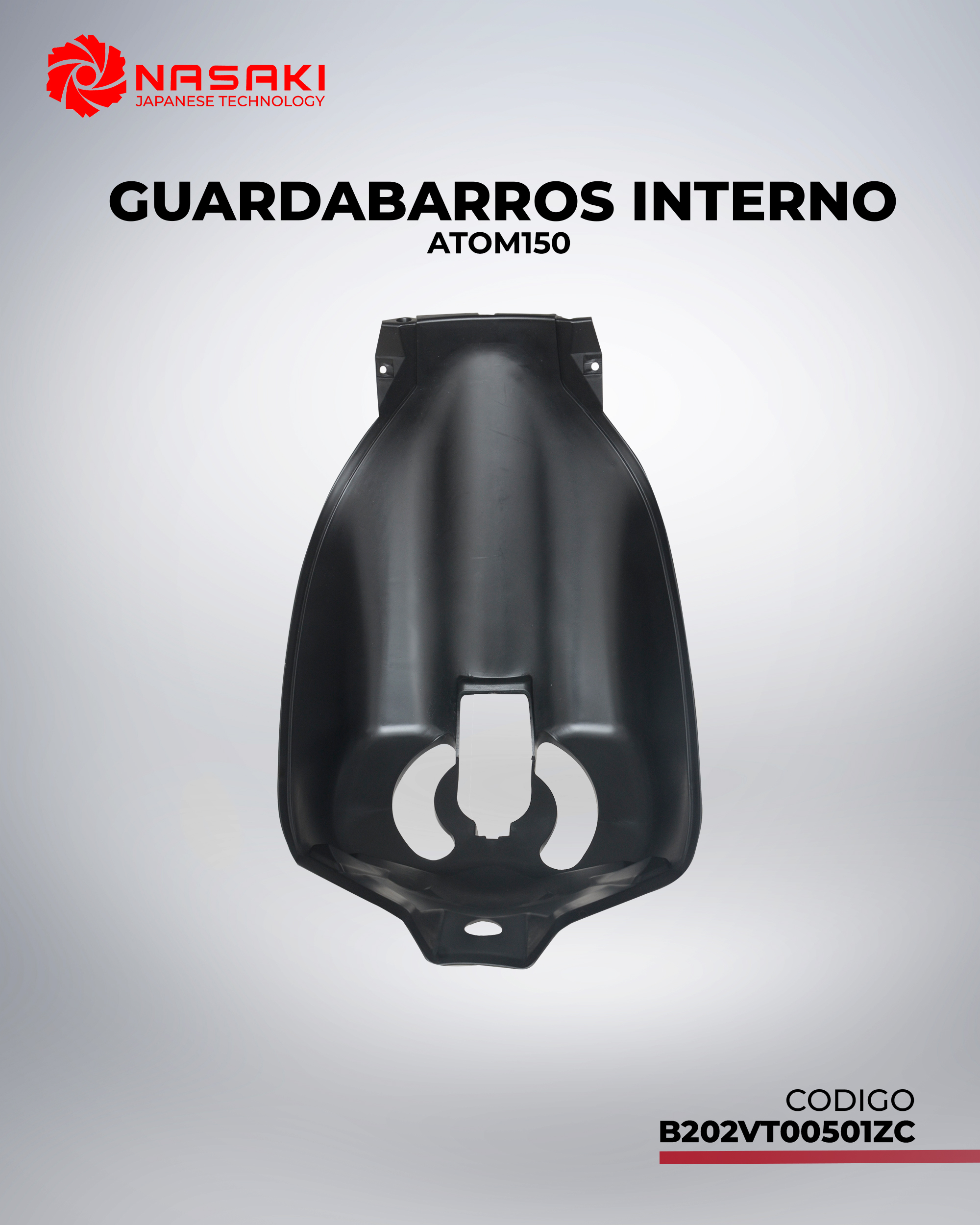 GUARDABARROS INTERNO ATOM150