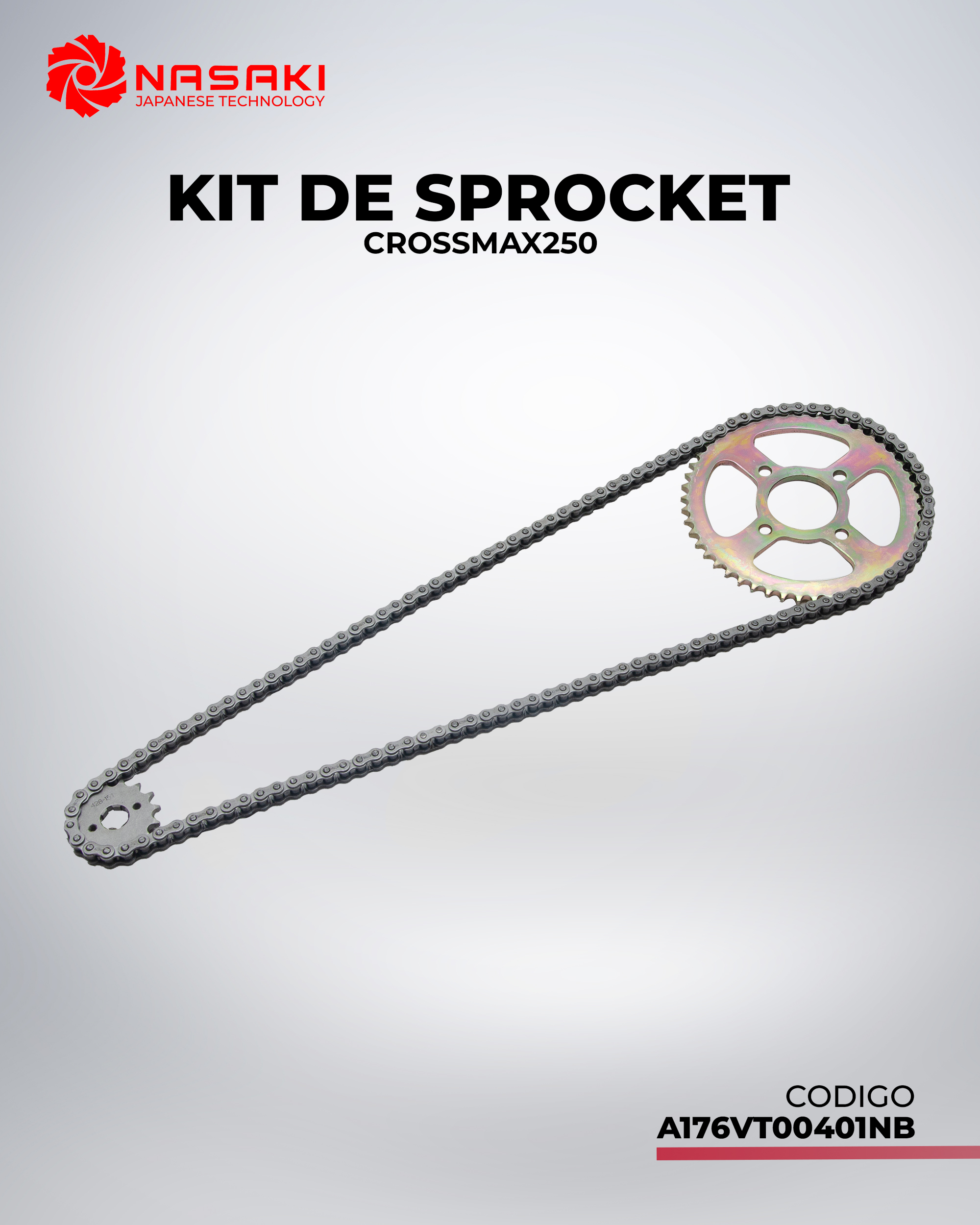 KIT DE SPROKET CROSSMAX250