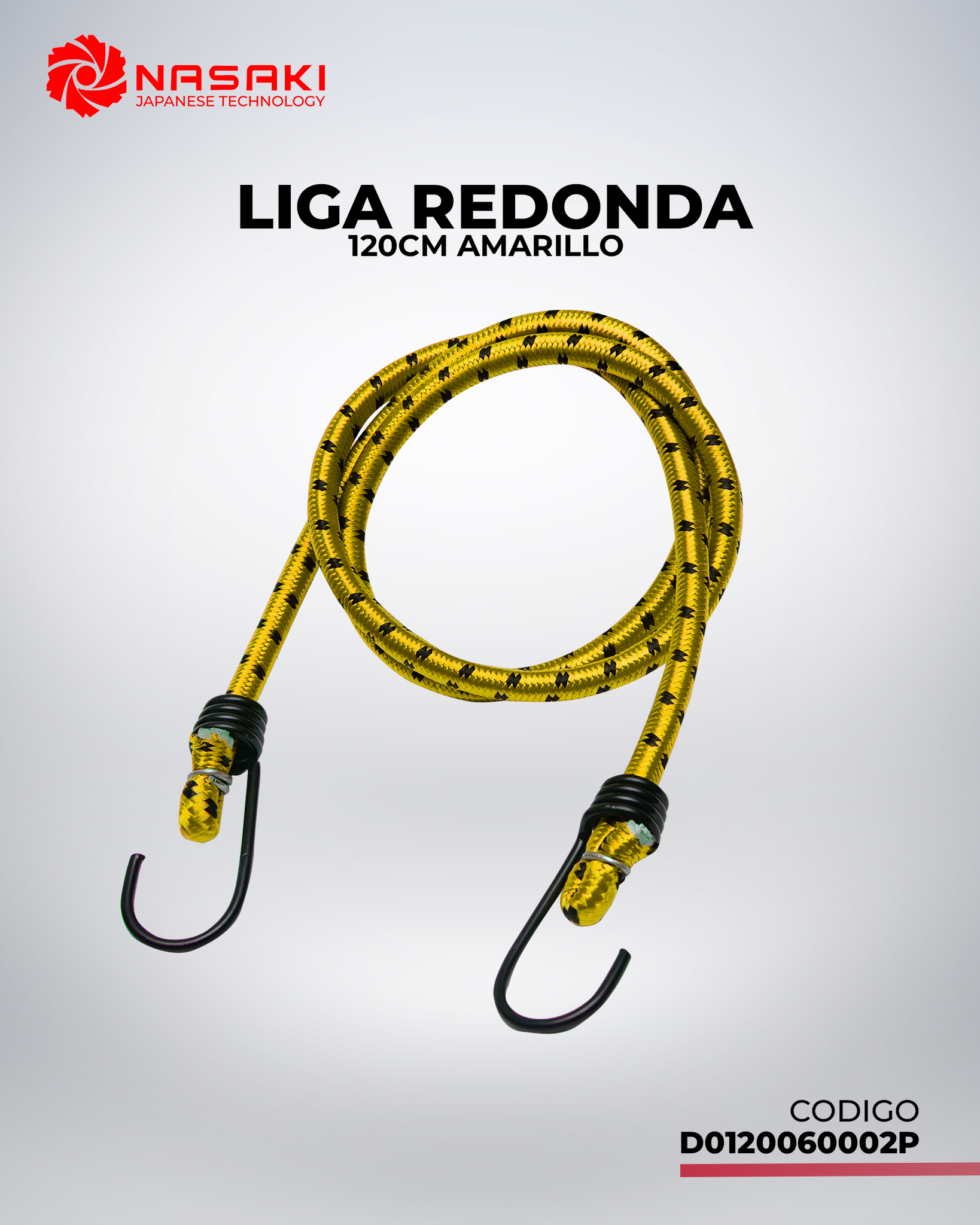 LIGA REDONDA 120CM AMARILLO UNIVERSAL 