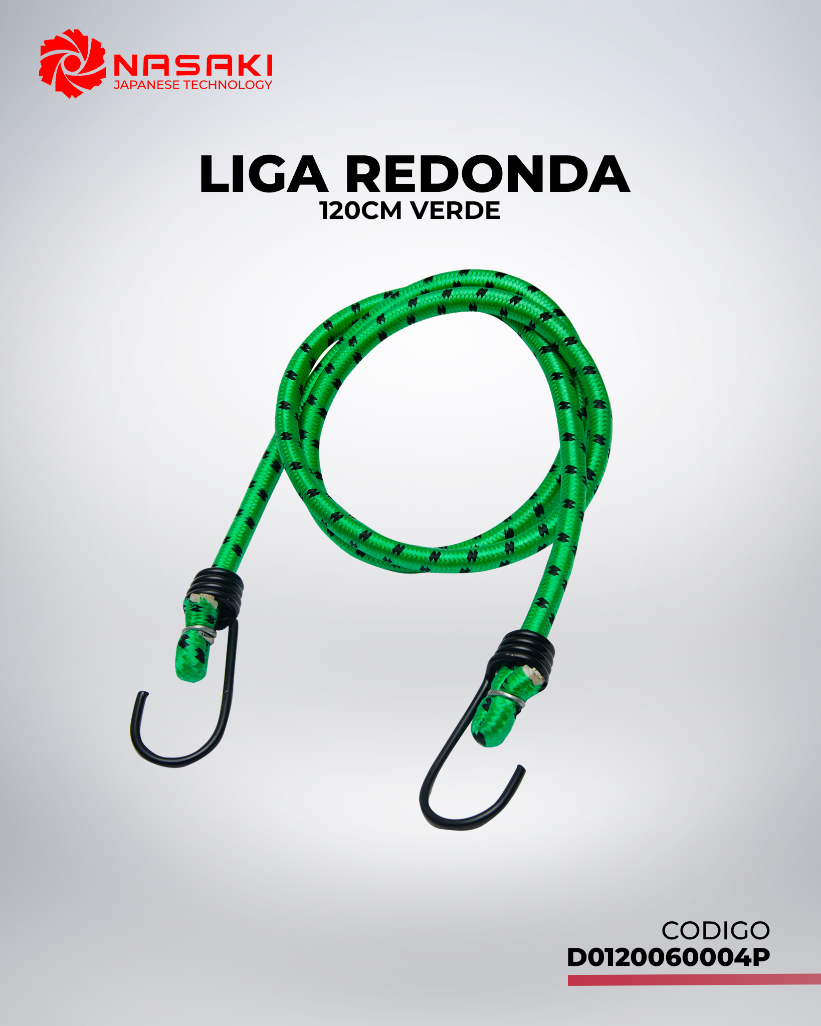 LIGA REDONDA 120CM VERDE UNIVERSAL