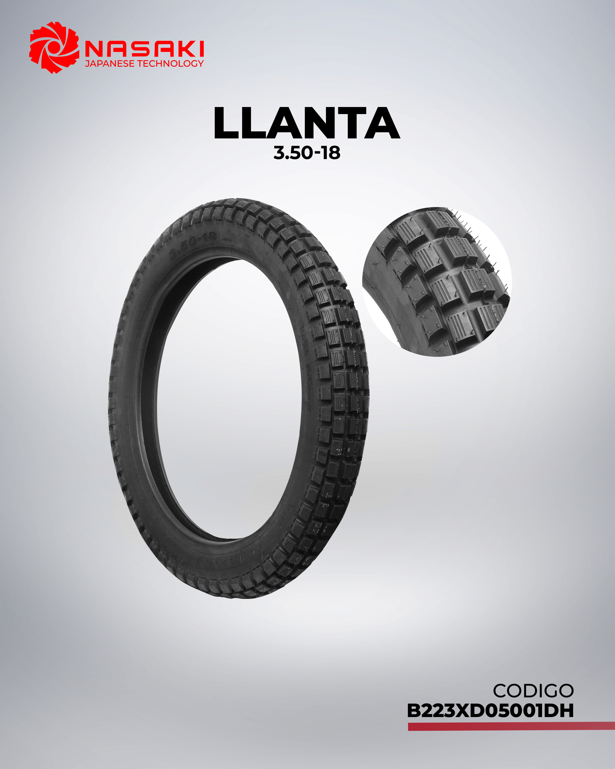 LLANTA 3.50-18