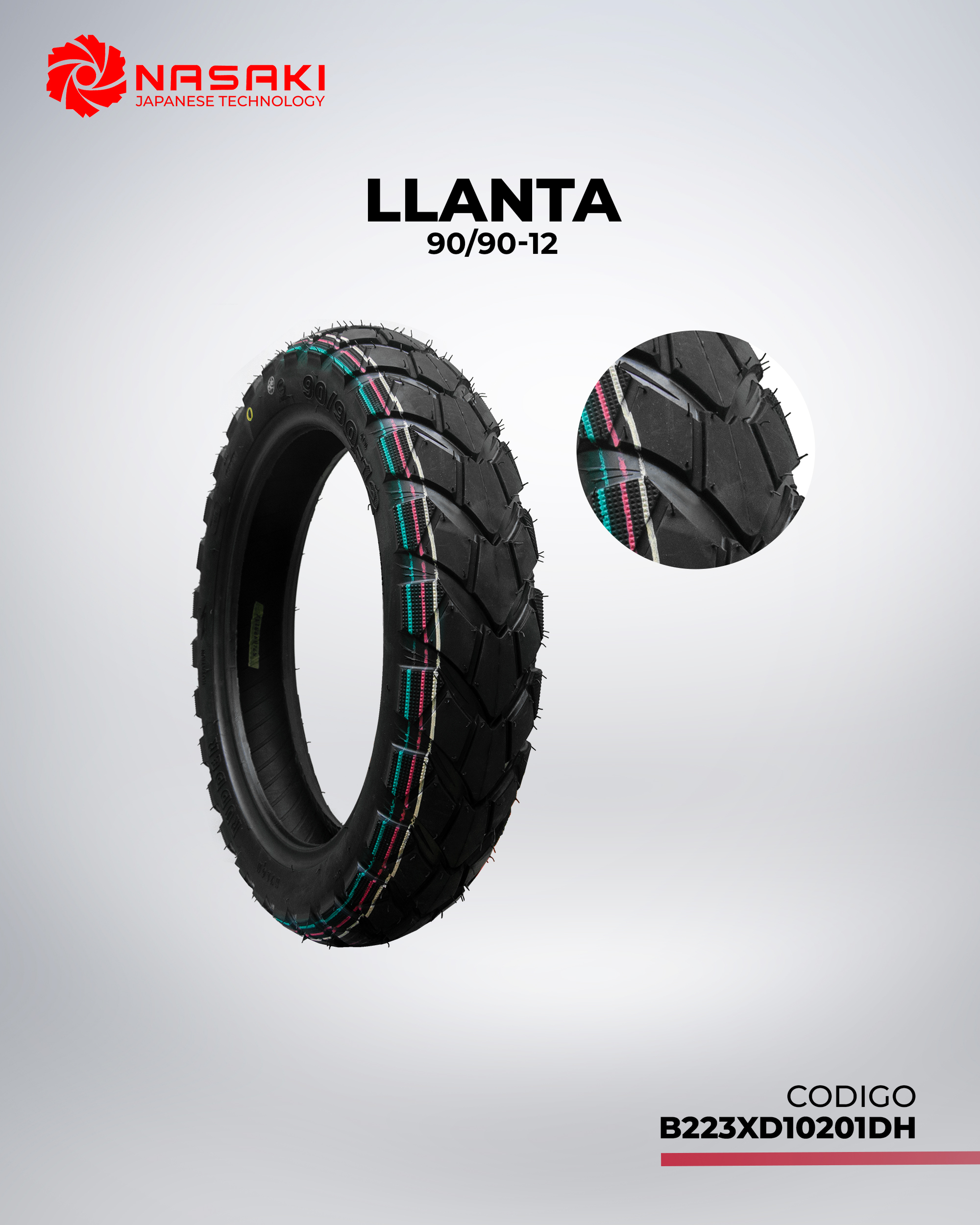 LLANTA 90-90-12