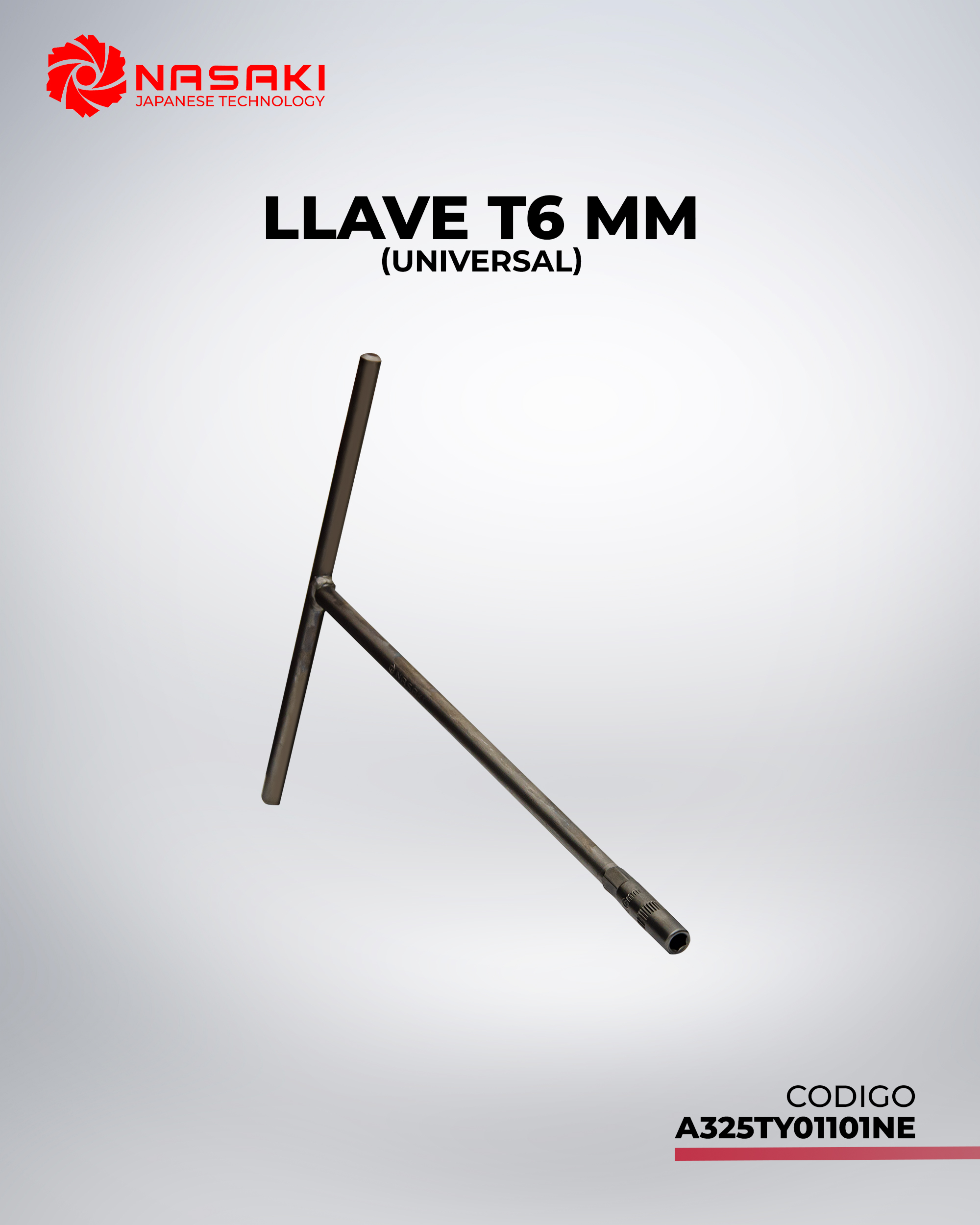 LLAVE T6 MM UNIVERSAL
