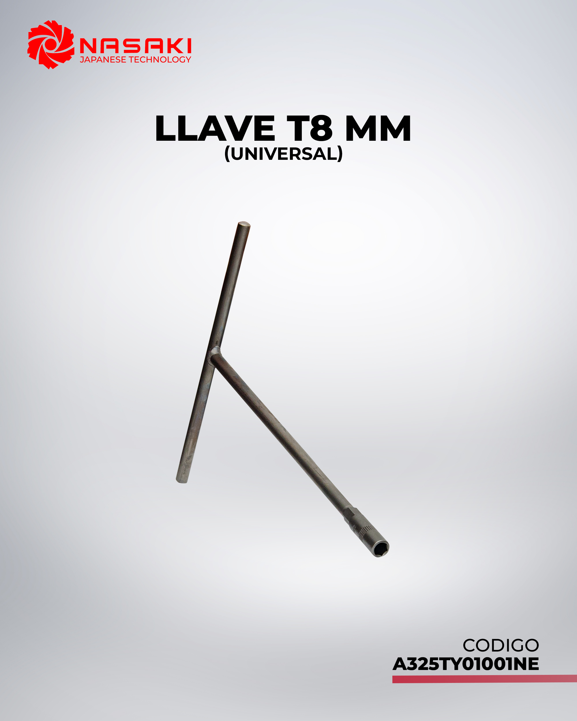 LLAVE T8 MM UNIVERSAL