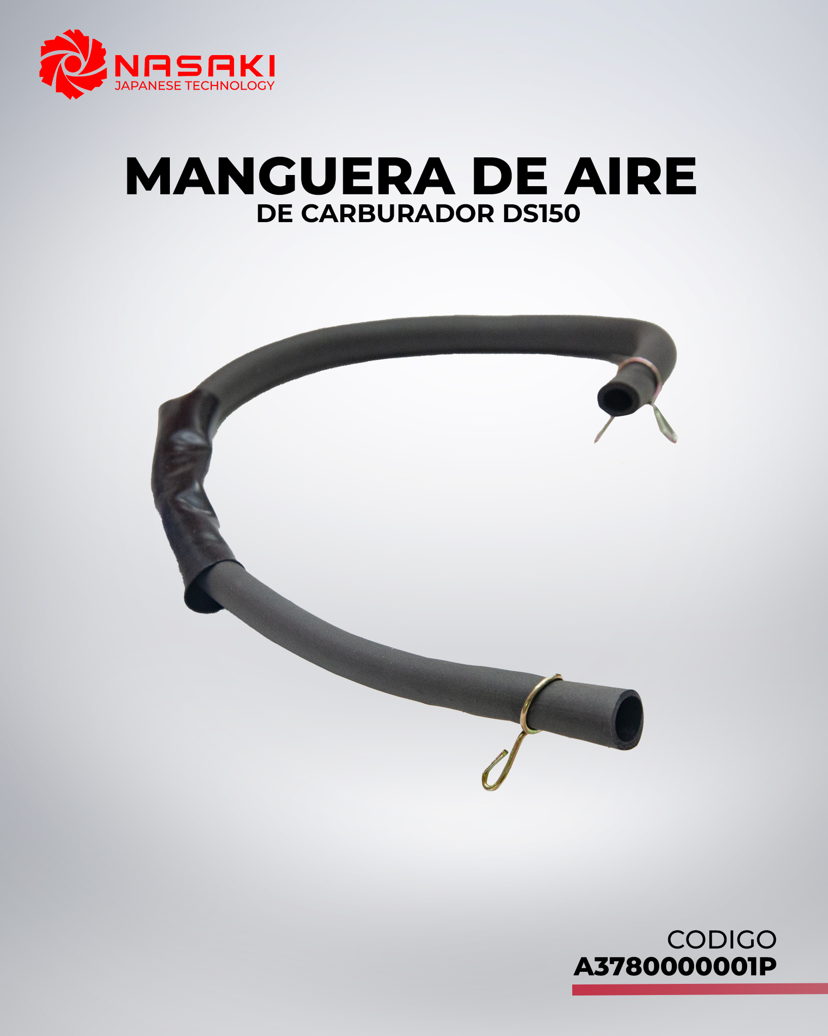MANGUERA DE AIRE DE CARBURADOR DS150
