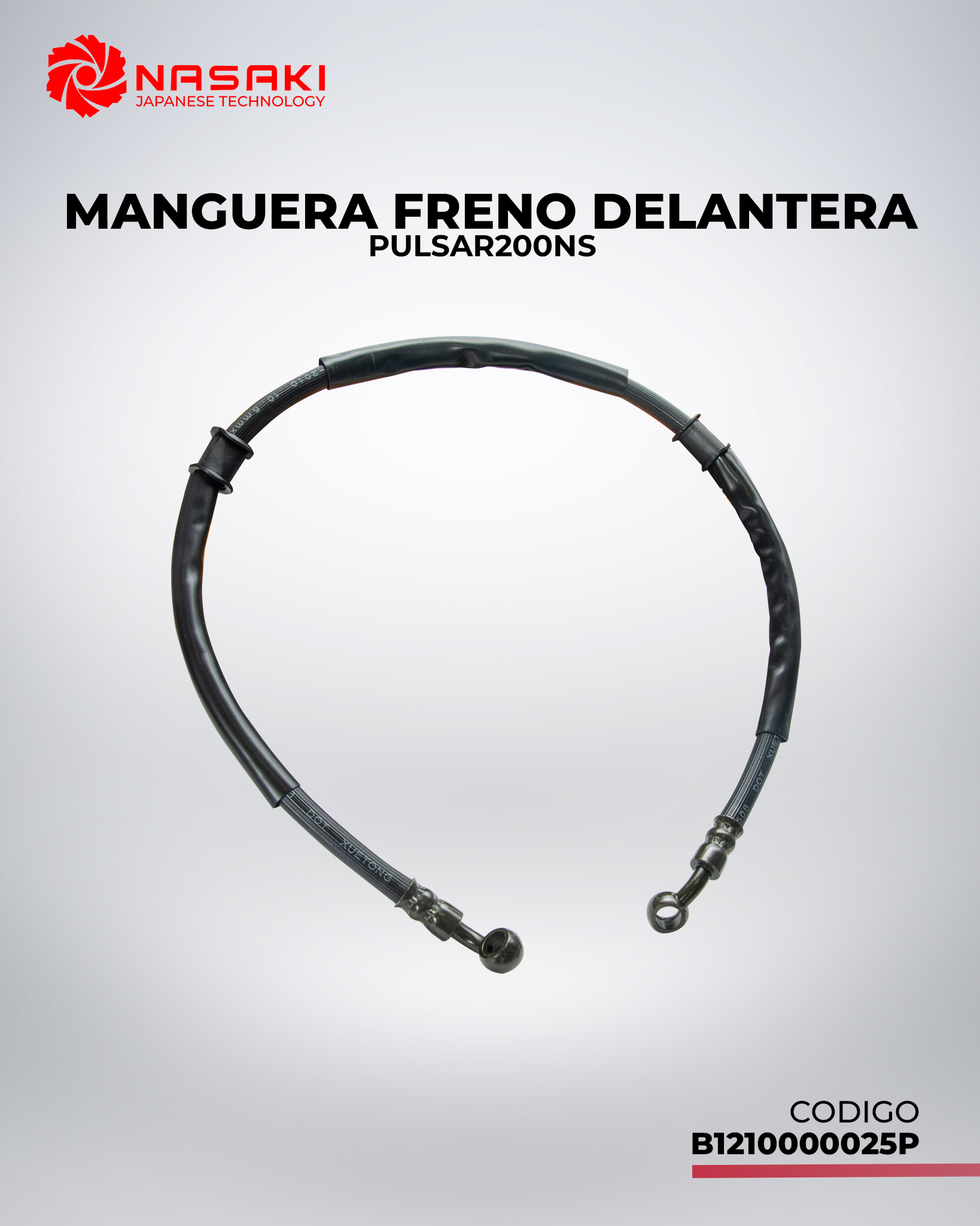 MANGUERA DE FRENO DELANTERA PULSAR200NS