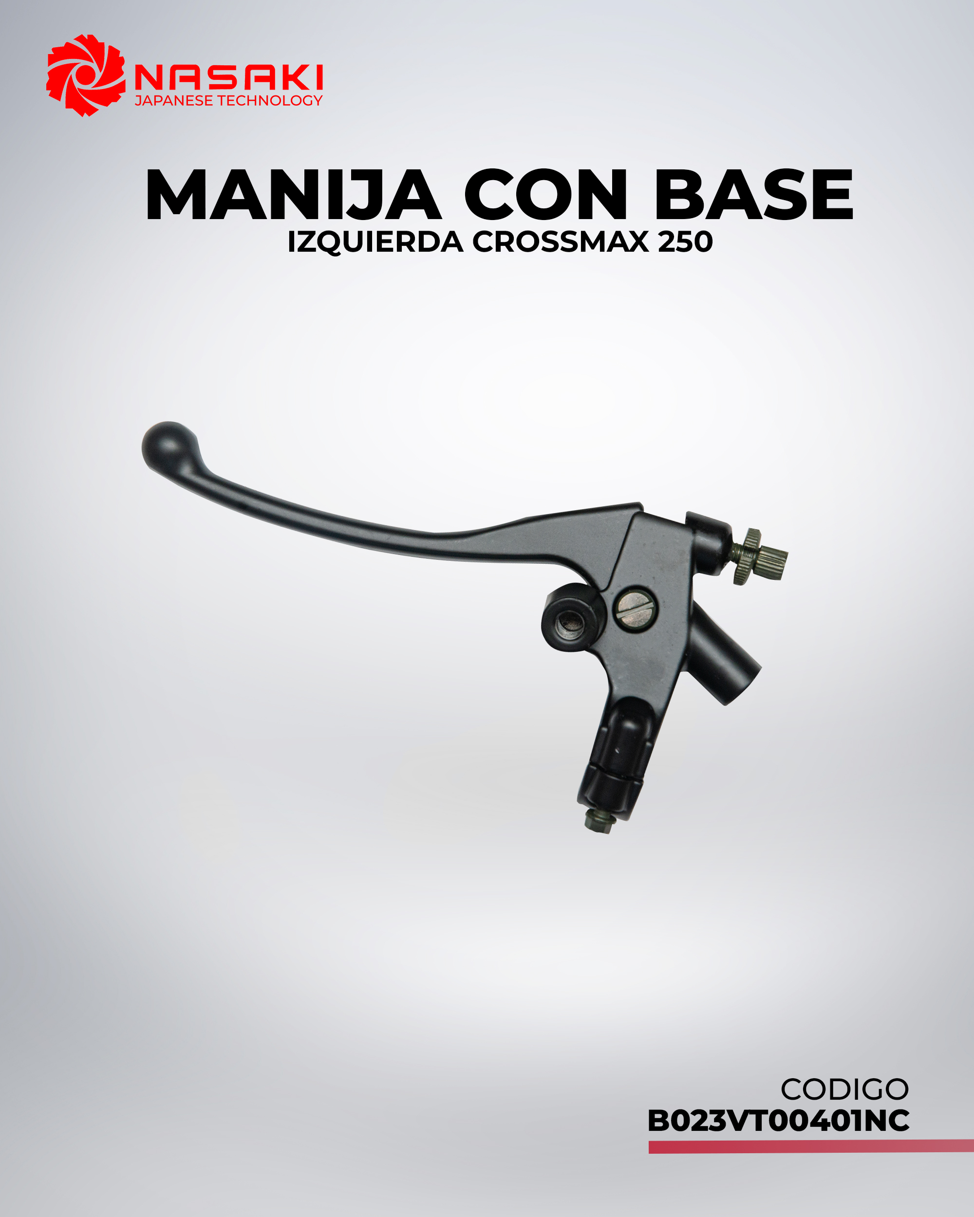 MANIJA CON BASE IZQ CROSSMAX250