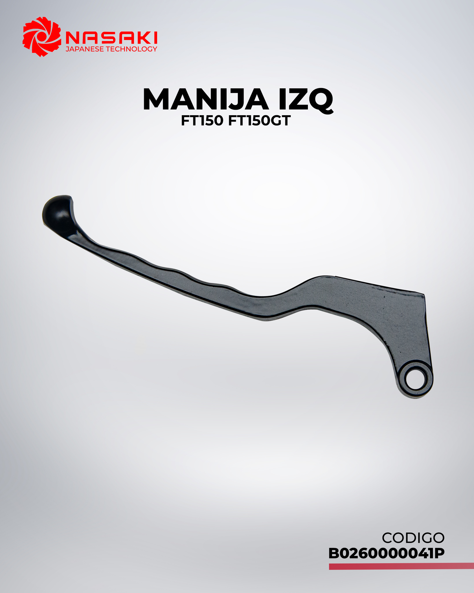 MANIJA DE CLUTCH IZQUIERDO FT150 FT150GT