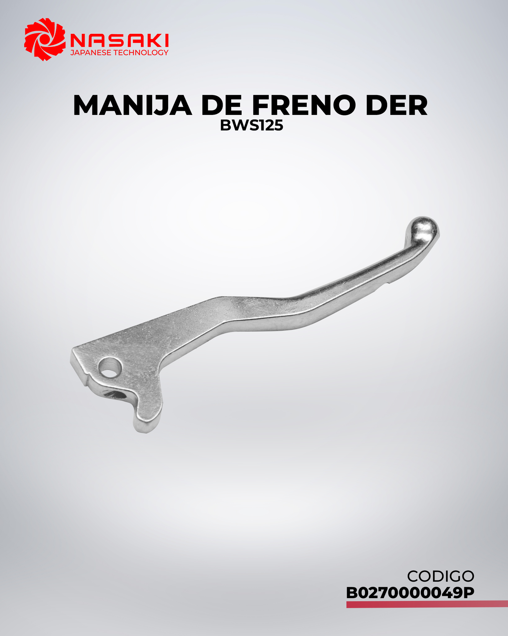MANIJA DE FRENO DER  BWS125