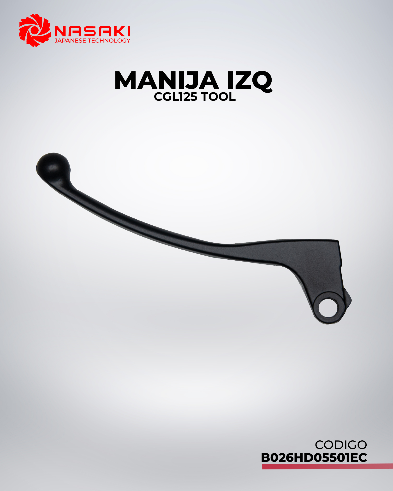 MANIJA IZQ CGL125 TOOL