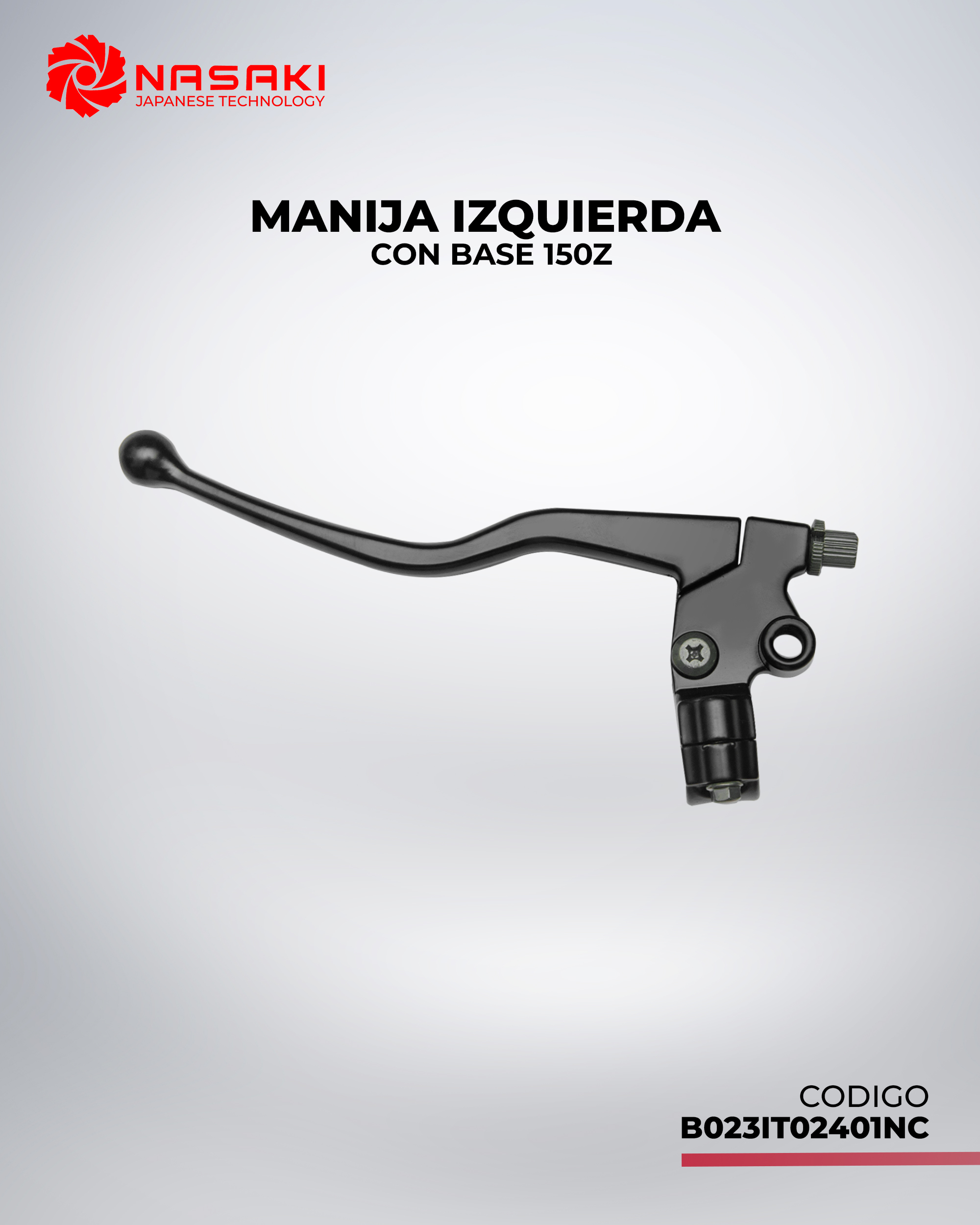 MANIJA IZQUIERDA CON BASE 150Z
